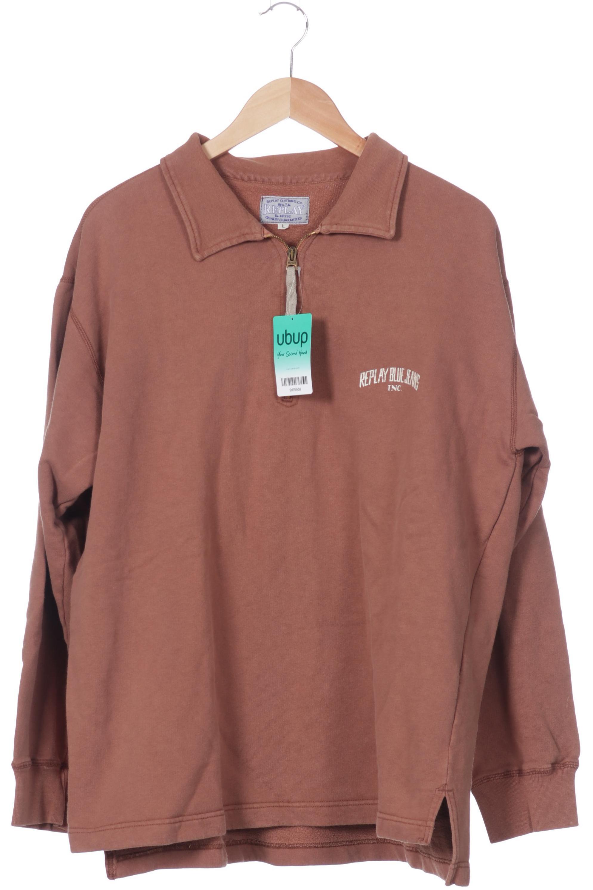 

Replay Herren Sweatshirt, braun, Gr.