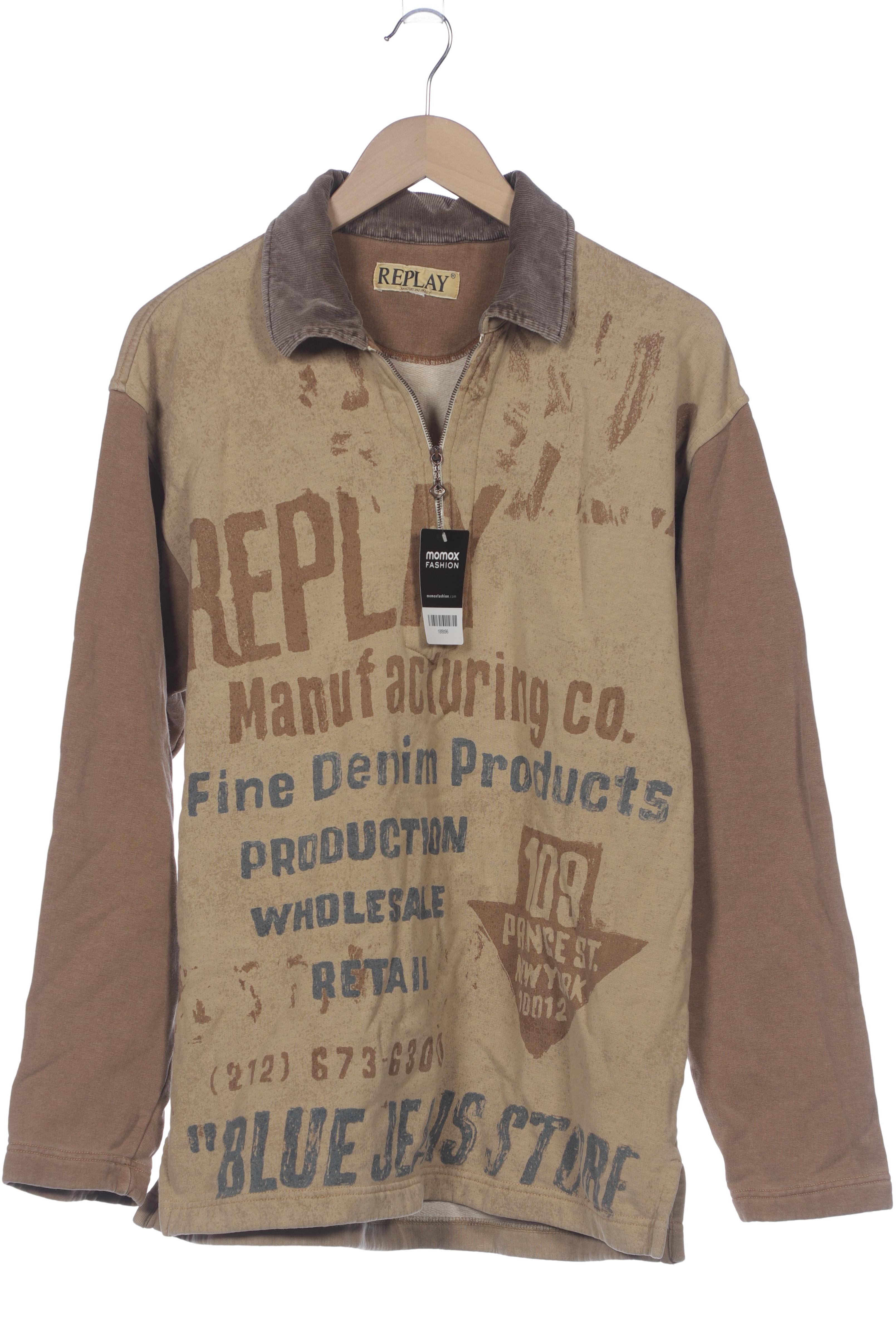 

Replay Herren Sweatshirt, beige, Gr. 54