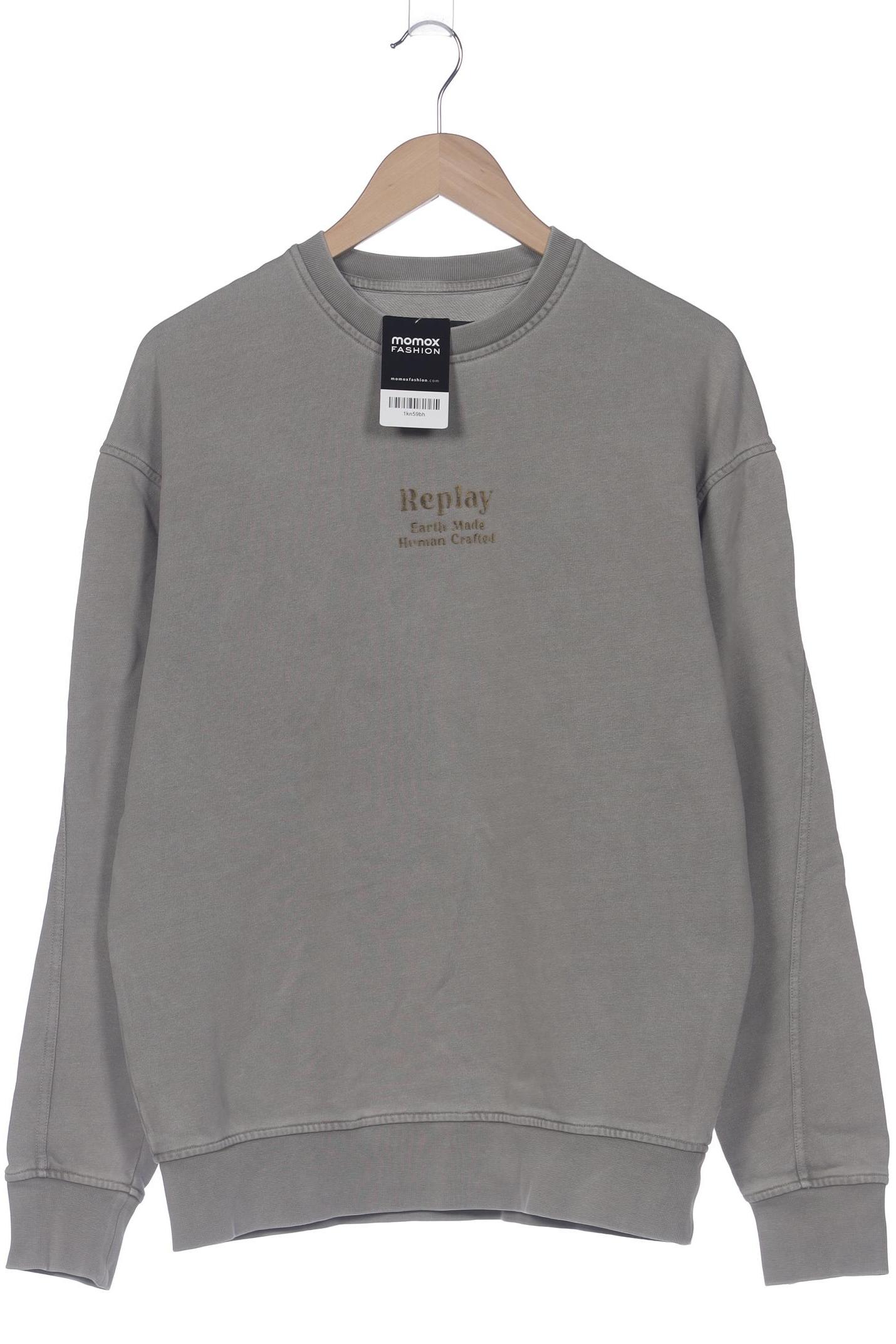 

Replay Herren Sweatshirt, grau, Gr. 48