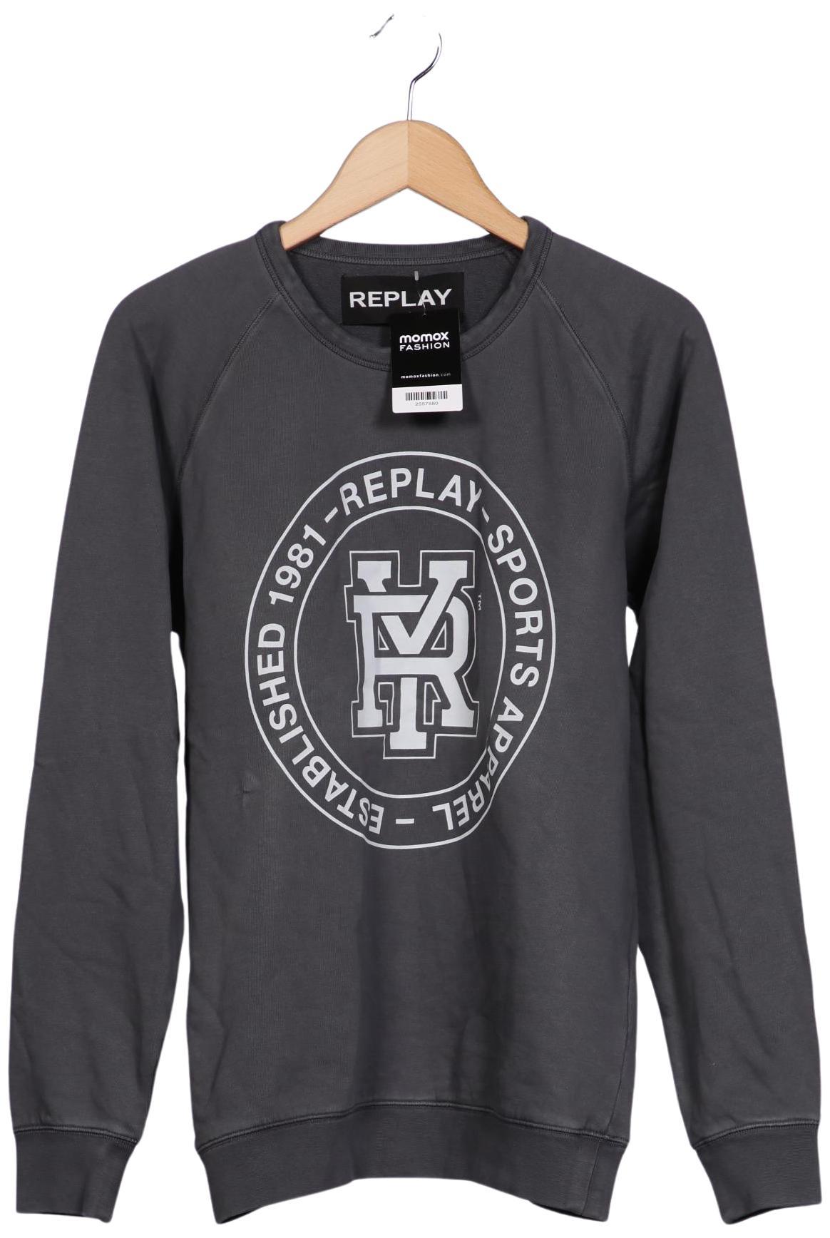 

Replay Herren Sweatshirt, grau, Gr. 52