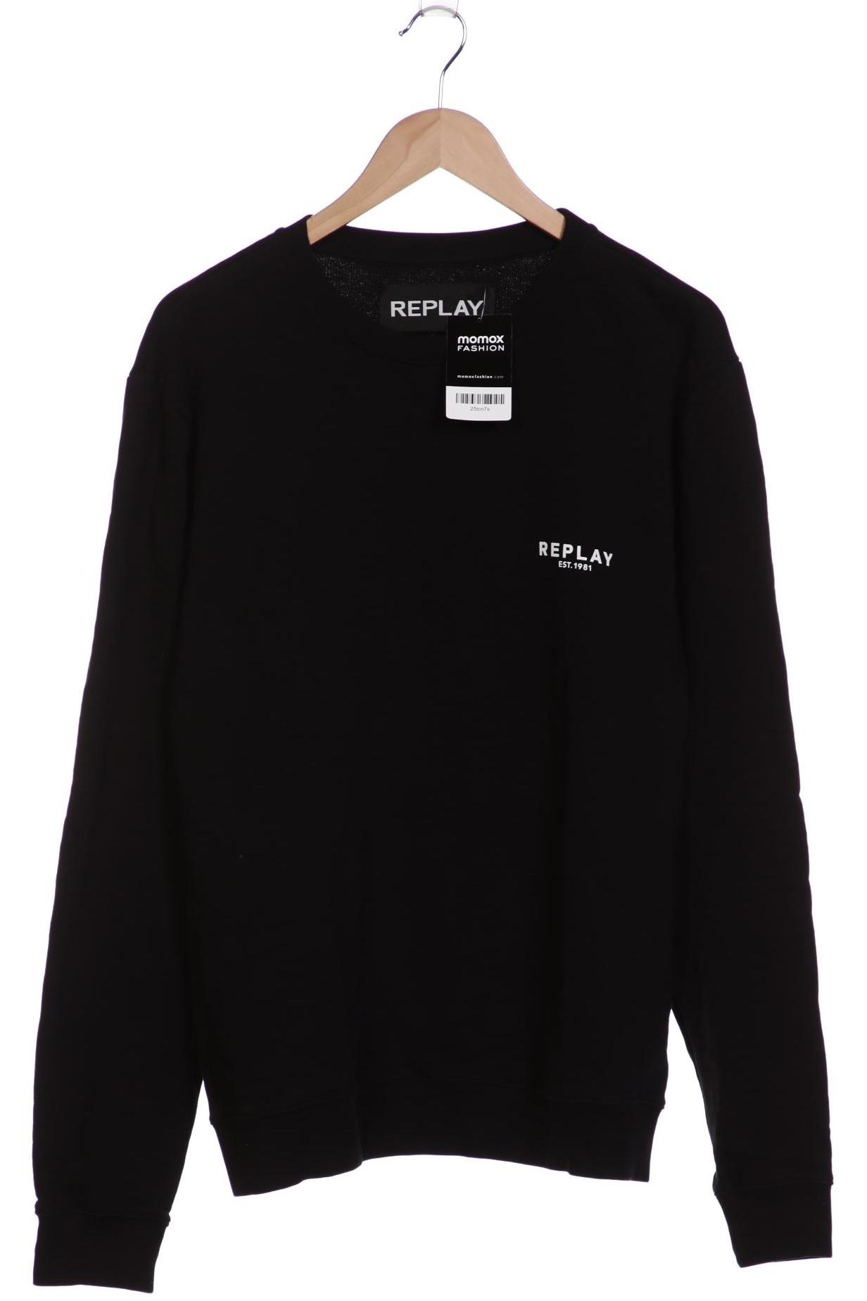 

Replay Herren Sweatshirt, schwarz, Gr. 54