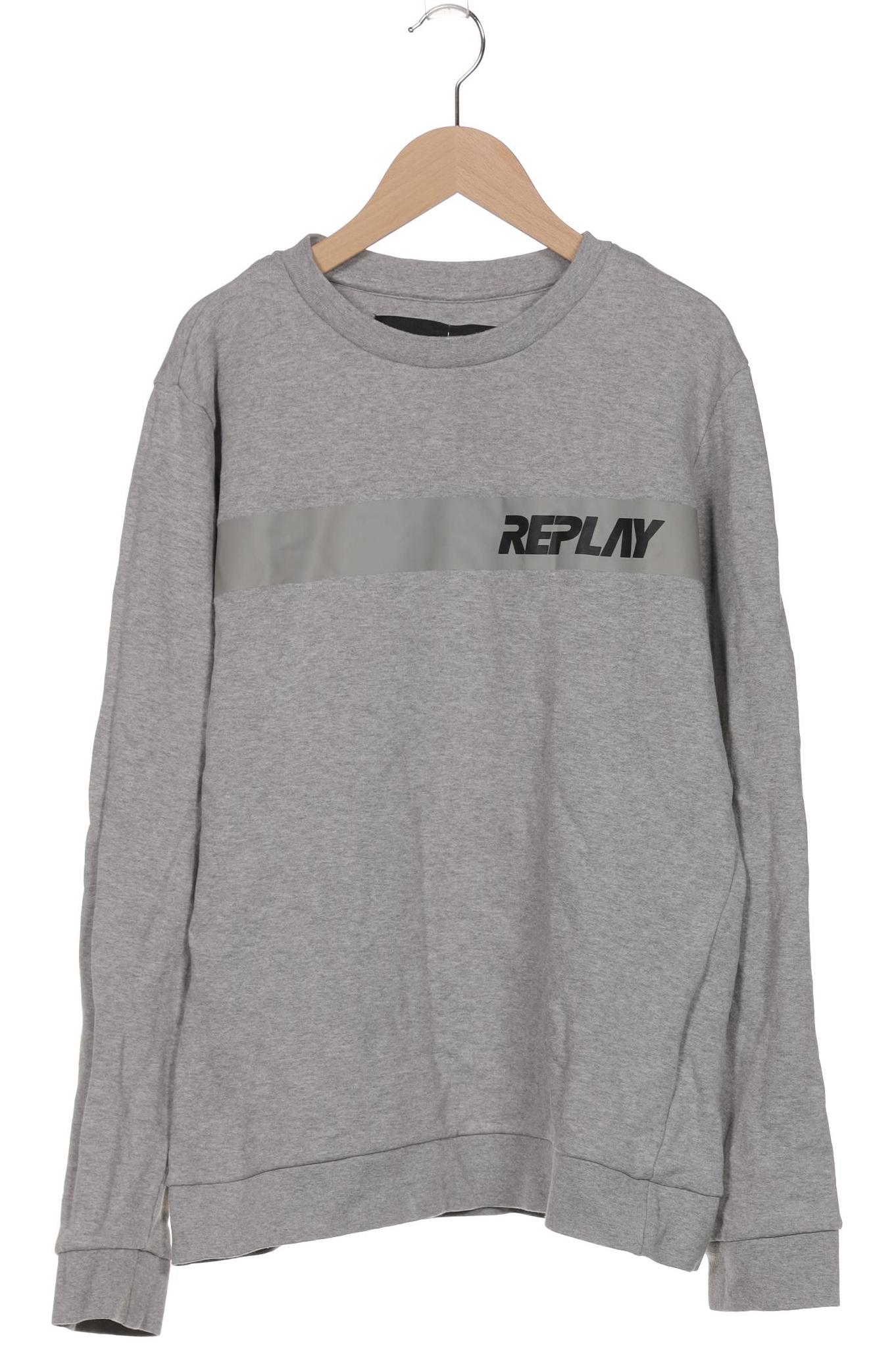 

Replay Herren Sweatshirt, grau, Gr. 52