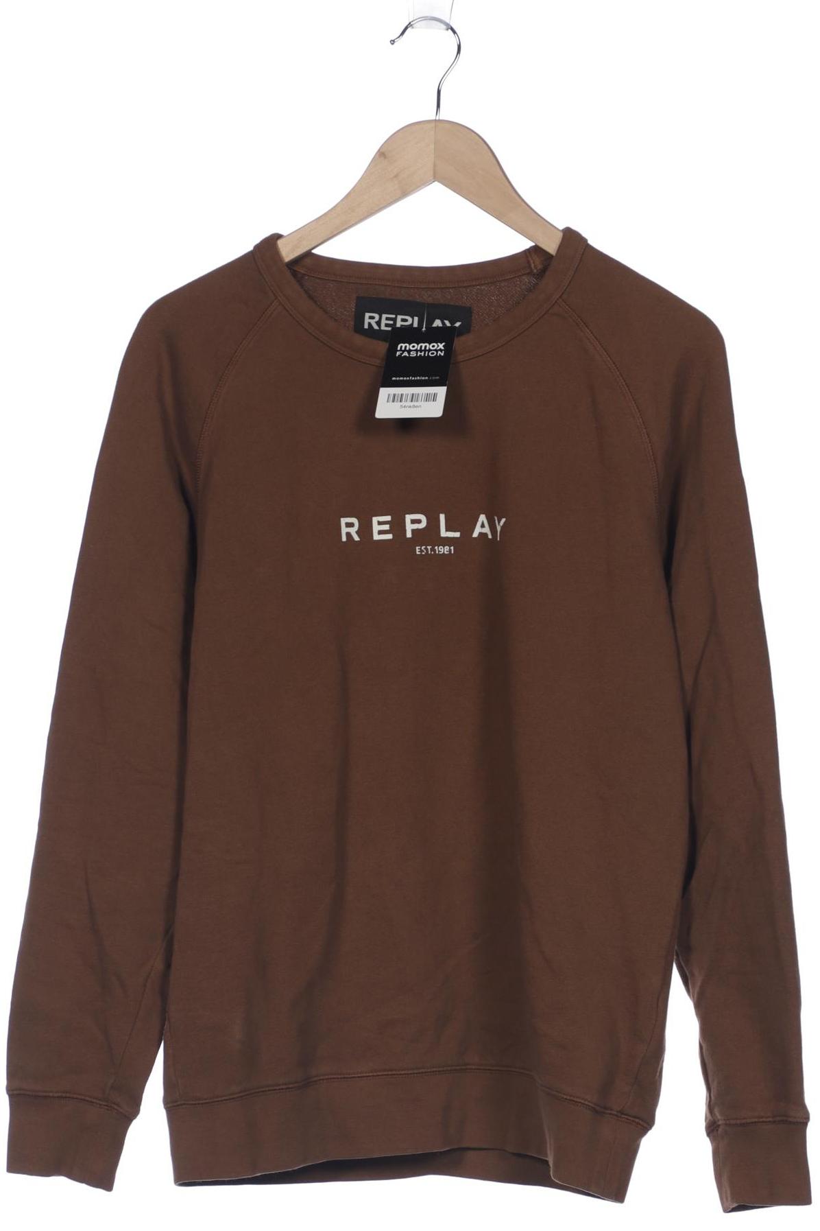 

Replay Herren Sweatshirt, braun, Gr. 48