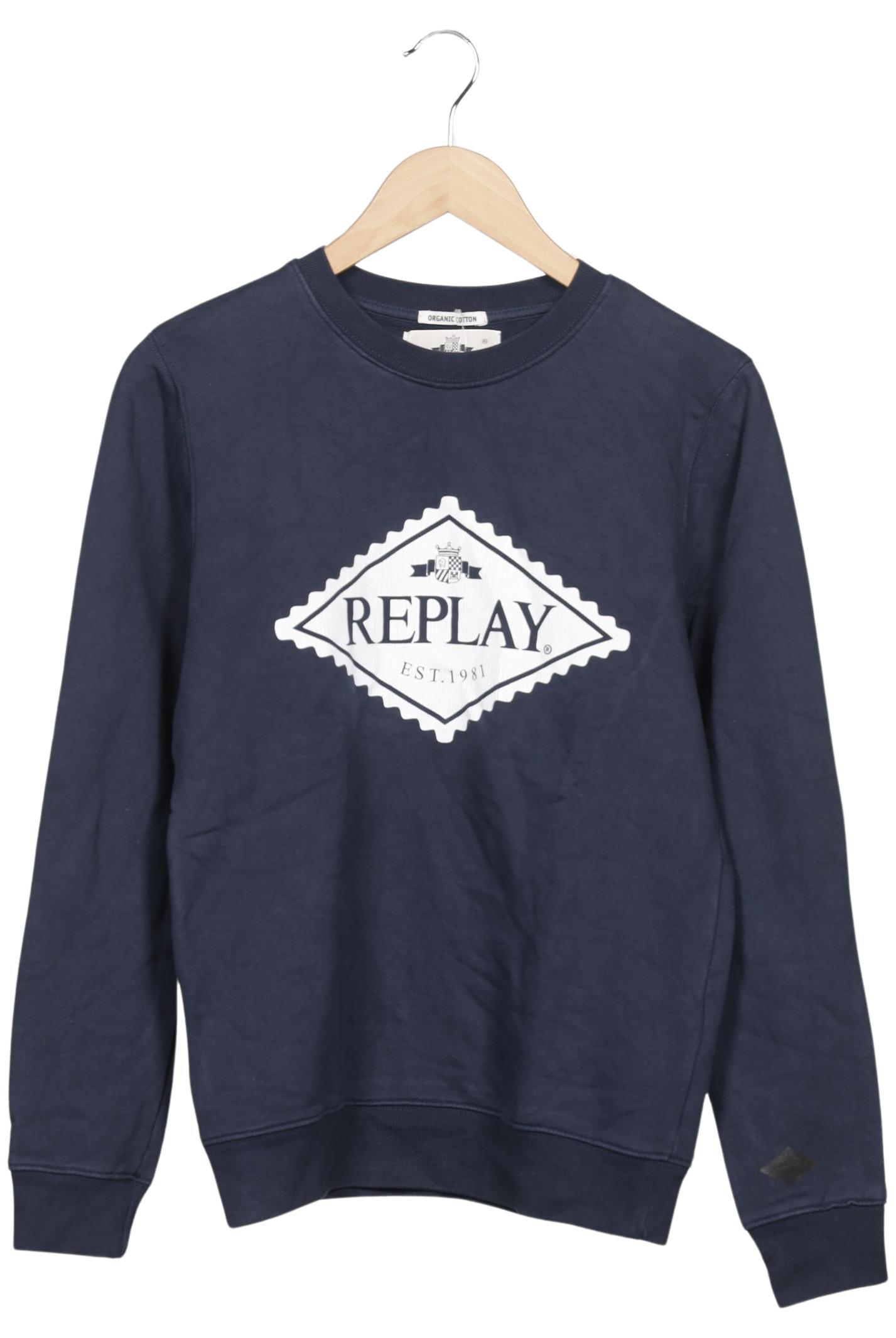 

Replay Herren Sweatshirt, marineblau, Gr. 46