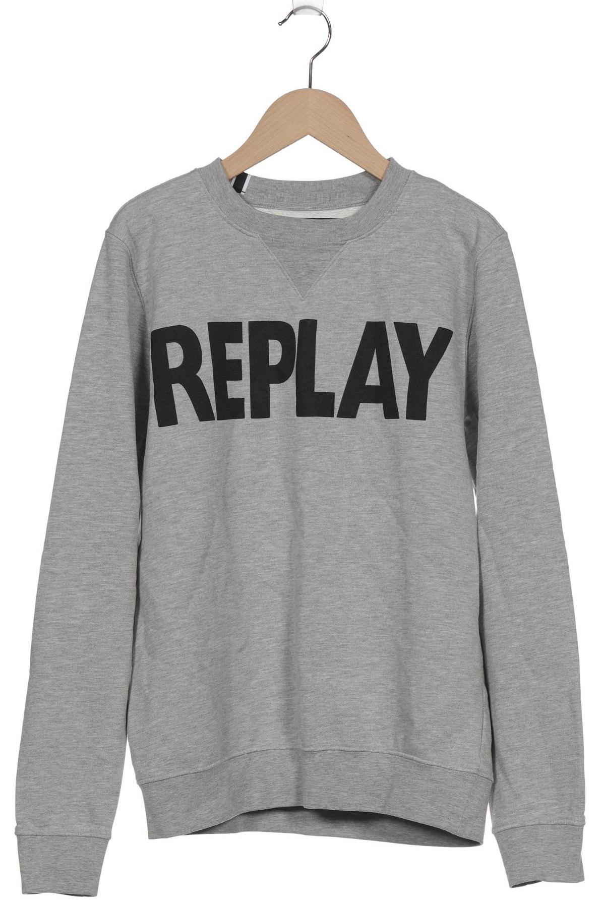 

Replay Herren Sweatshirt, grau