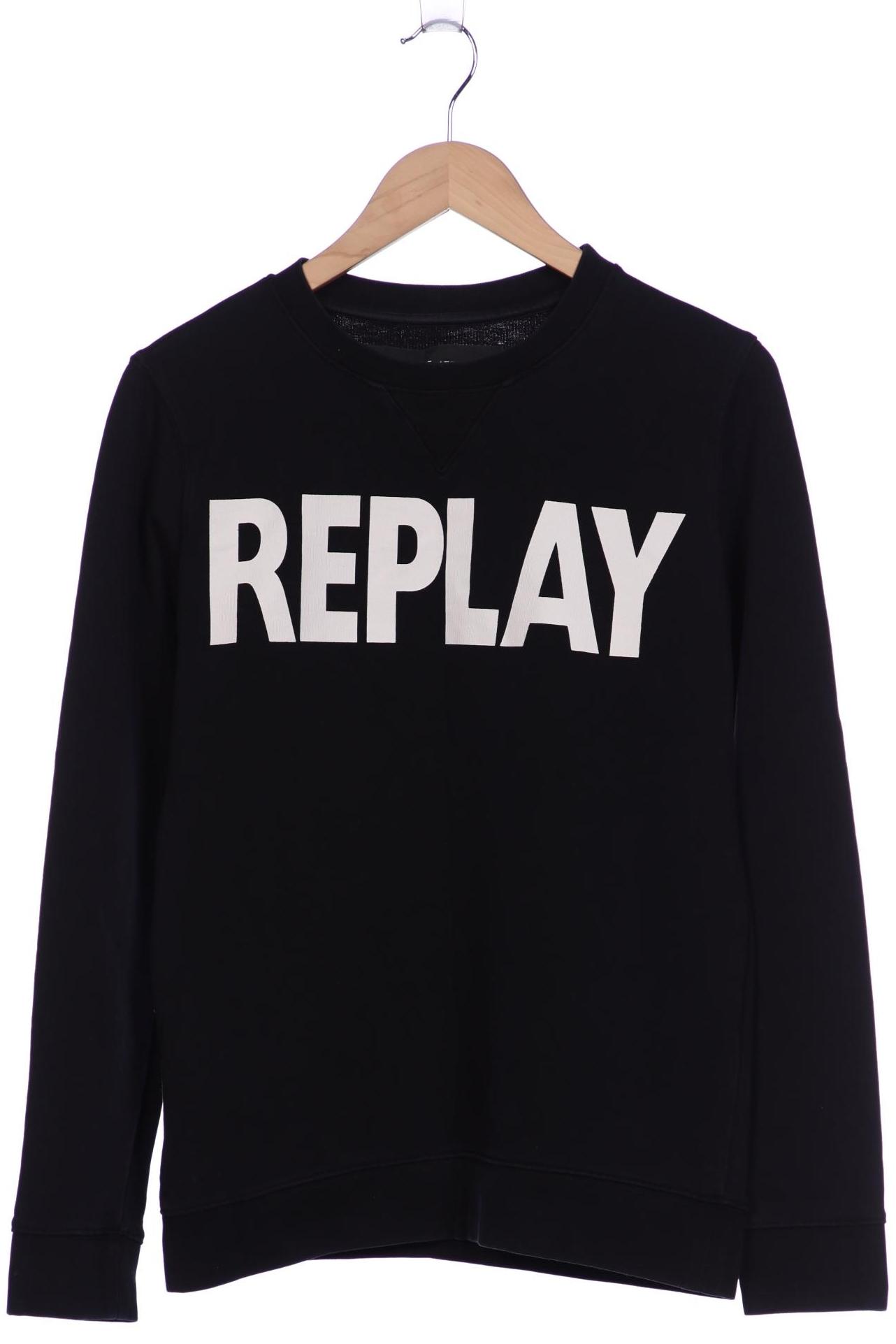

Replay Herren Sweatshirt, schwarz, Gr. 48