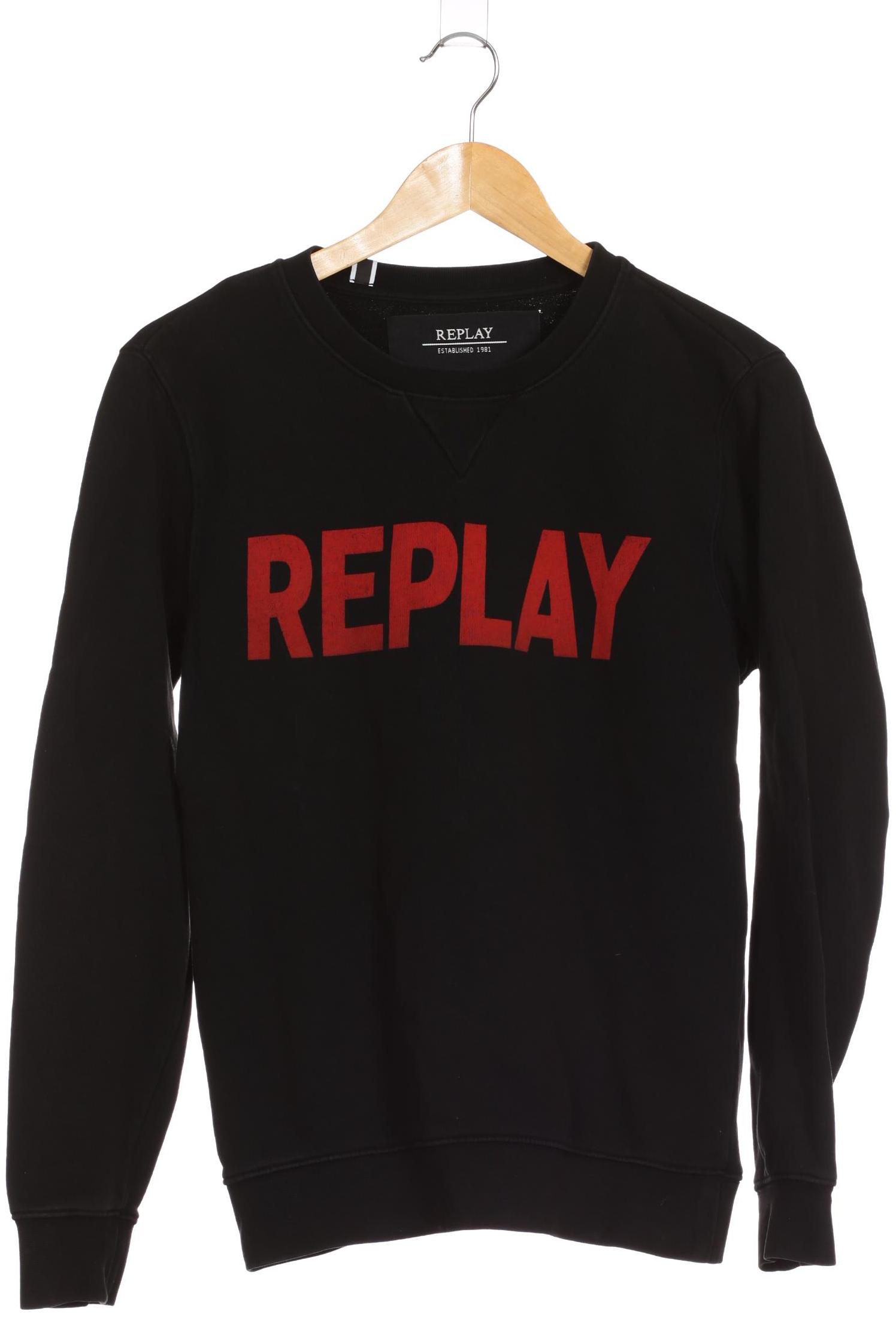

Replay Herren Sweatshirt, schwarz, Gr. 46
