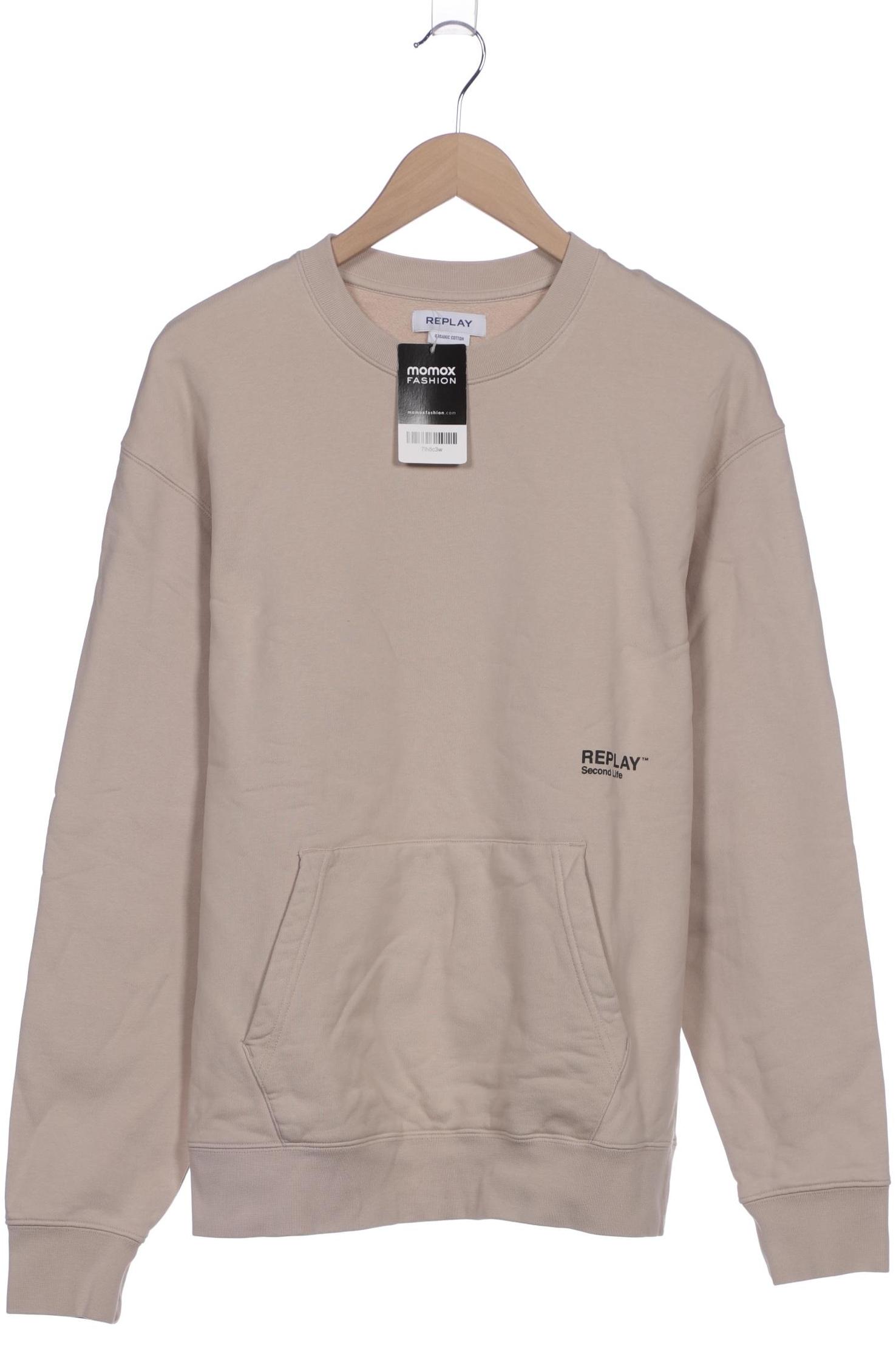 

Replay Herren Sweatshirt, beige, Gr. 48