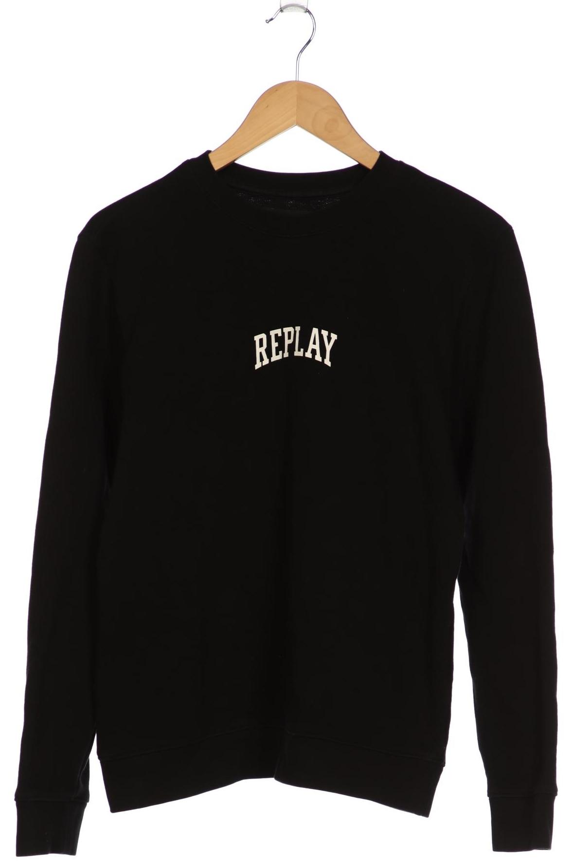 

Replay Herren Sweatshirt, schwarz, Gr. 48