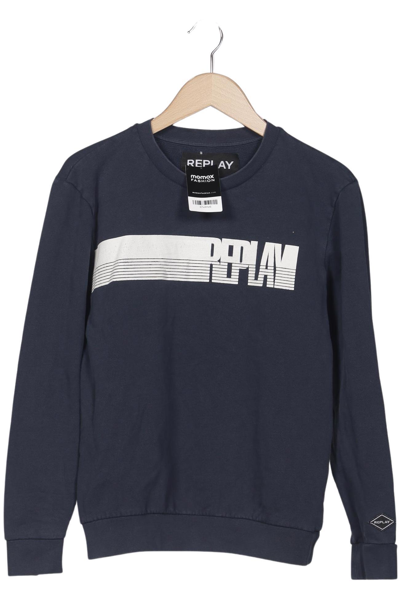 

Replay Herren Sweatshirt, marineblau, Gr. 48