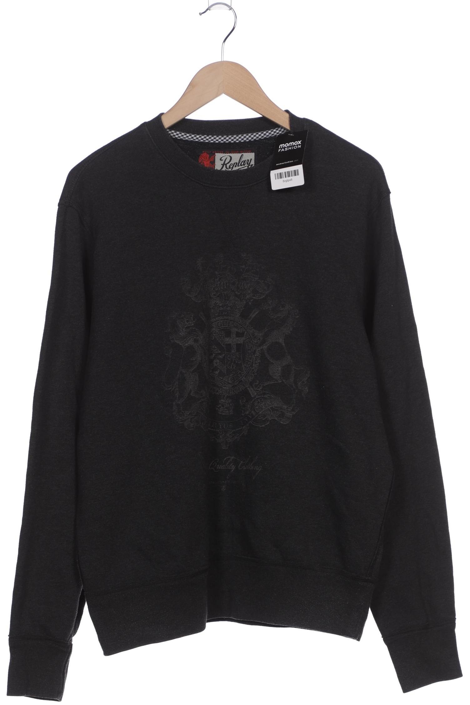 

Replay Herren Sweatshirt, schwarz, Gr. 56