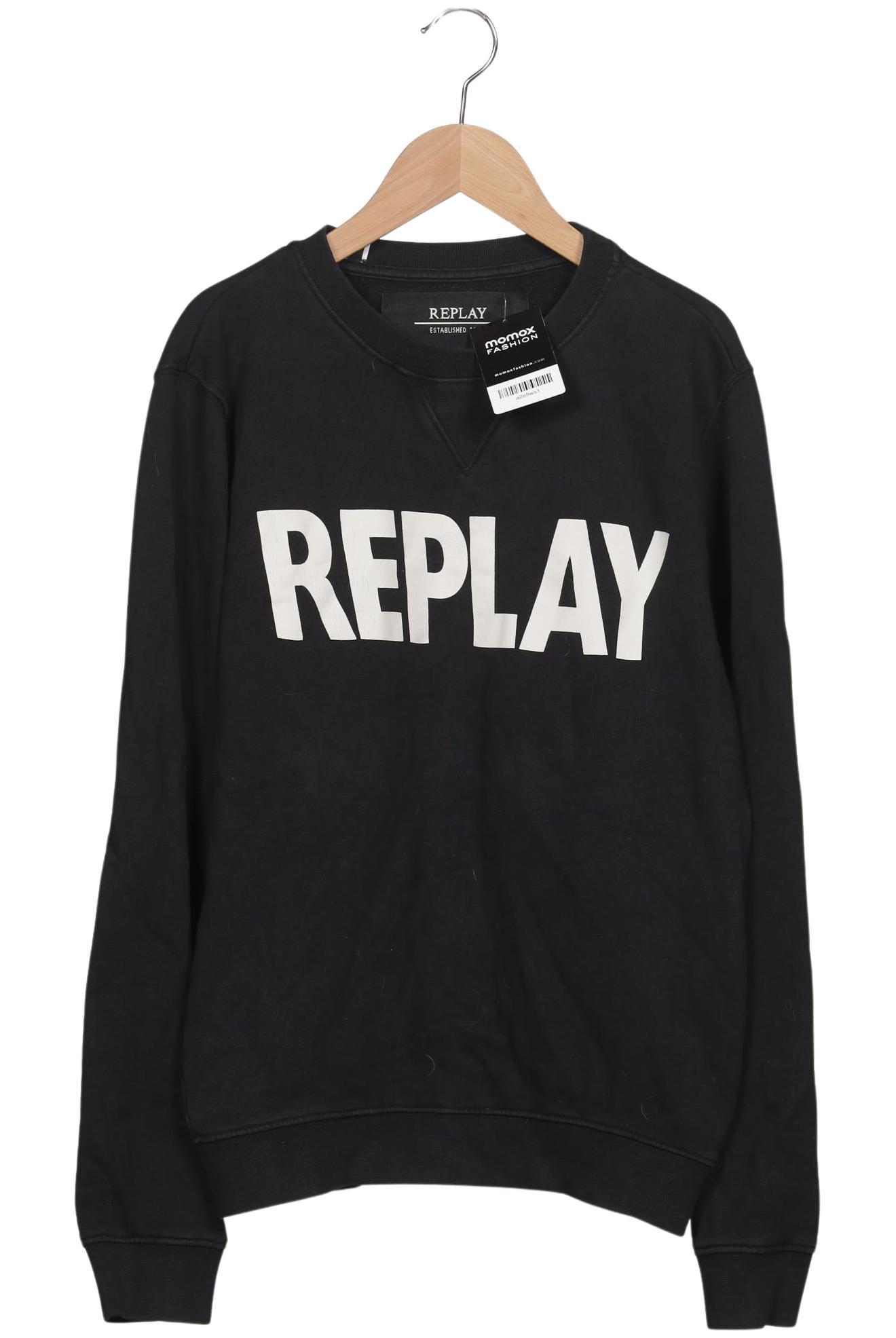 

Replay Herren Sweatshirt, schwarz, Gr. 46