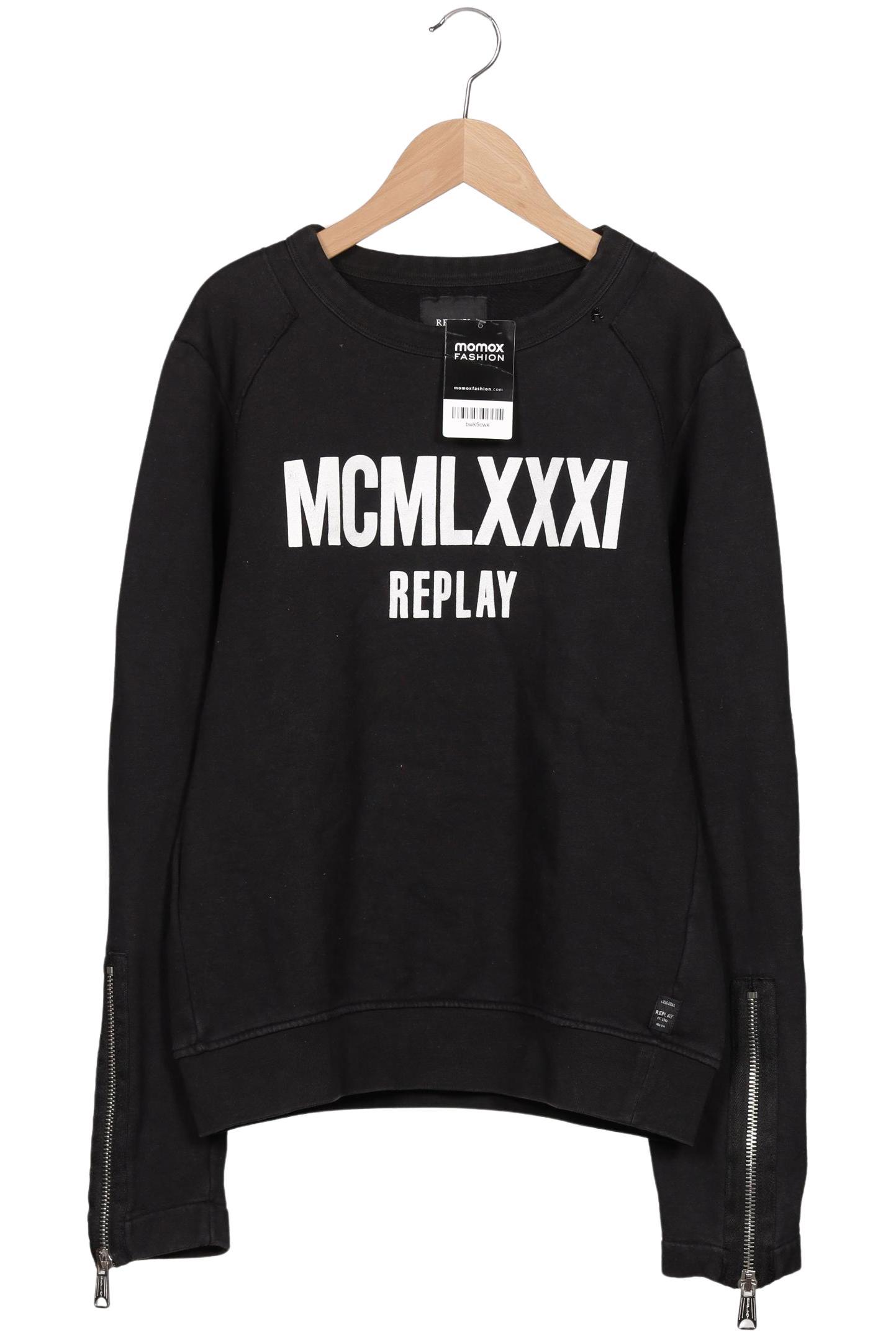 

Replay Herren Sweatshirt, schwarz, Gr. 48