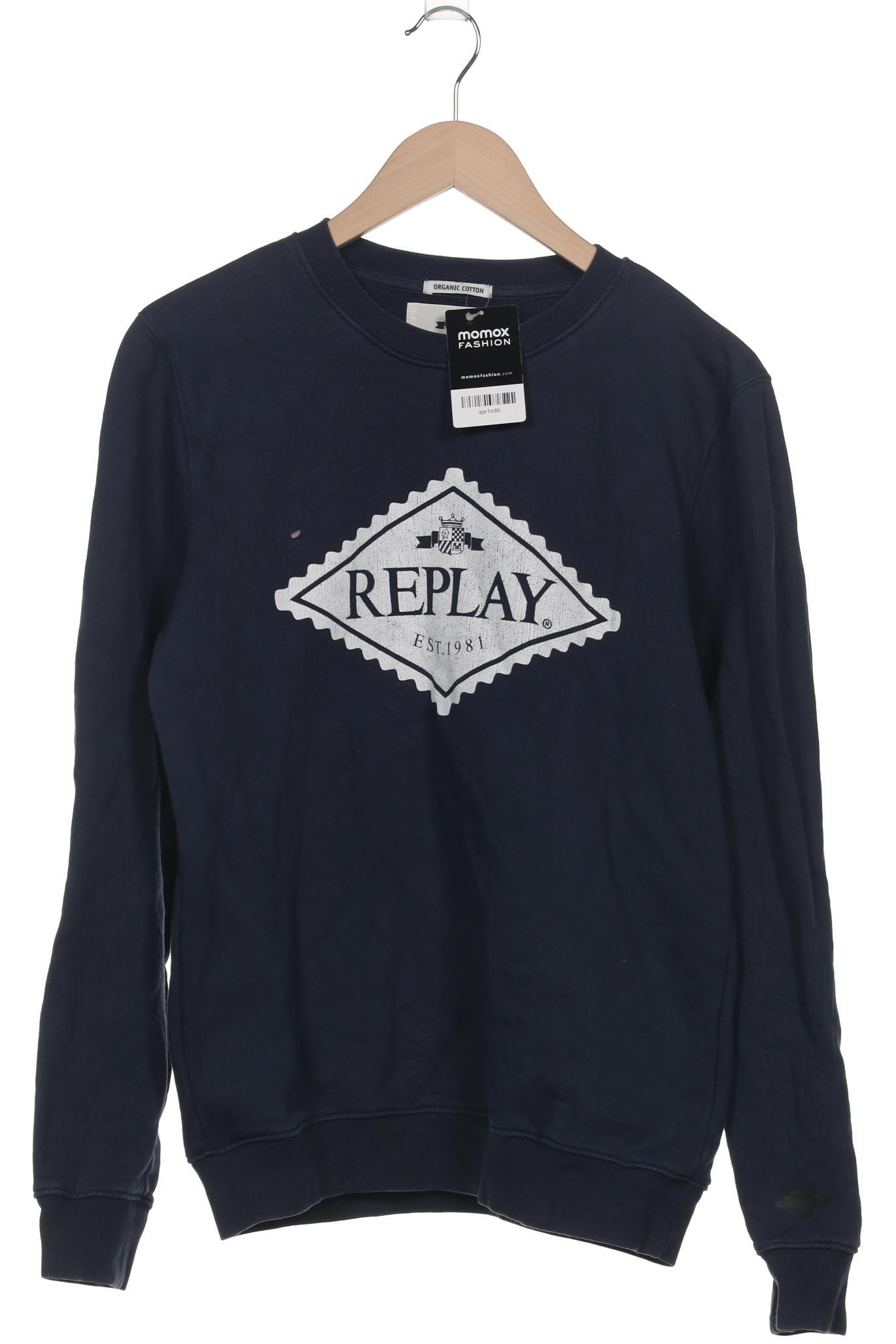 

Replay Herren Sweatshirt, marineblau, Gr. 48