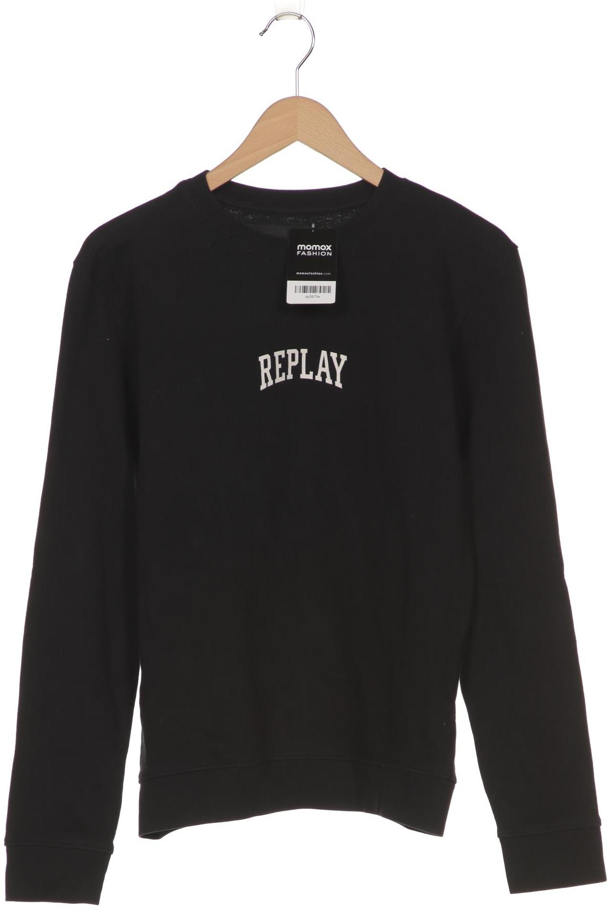 

Replay Herren Sweatshirt, schwarz