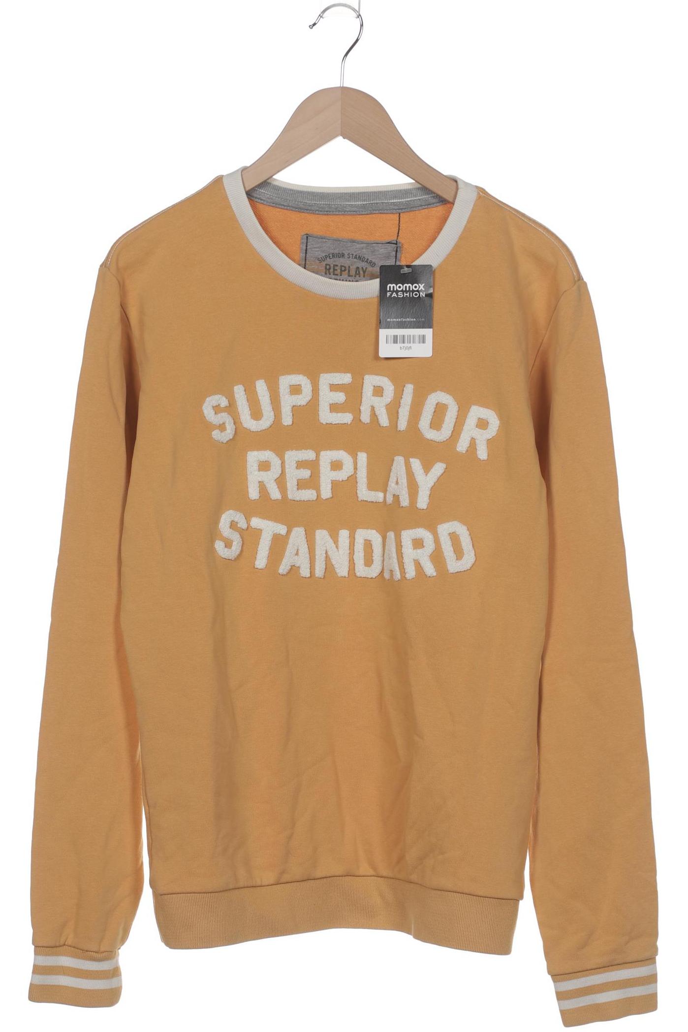

Replay Herren Sweatshirt, orange, Gr. 52