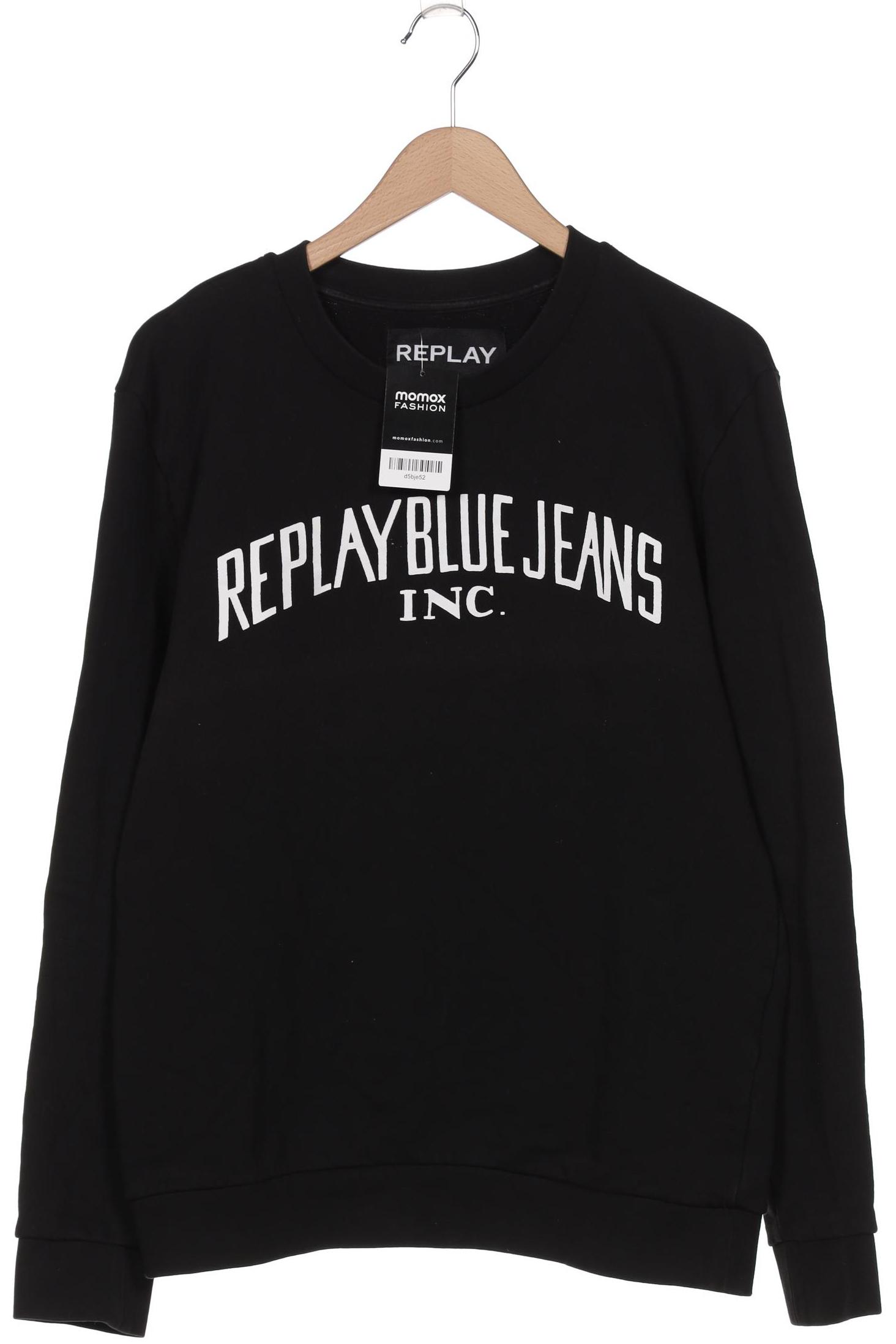 

Replay Herren Sweatshirt, schwarz, Gr. 54