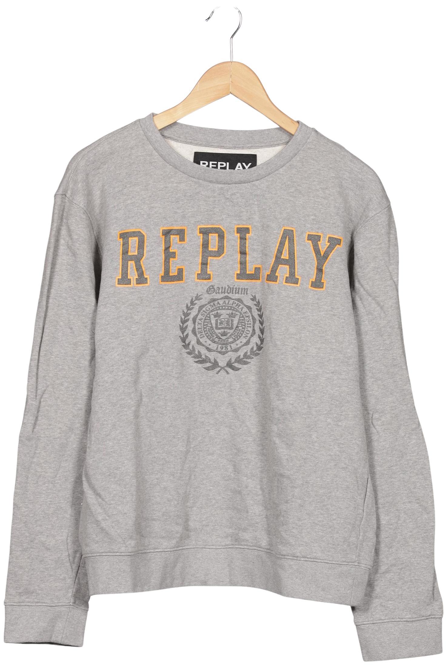 

Replay Herren Sweatshirt, grau, Gr. 52