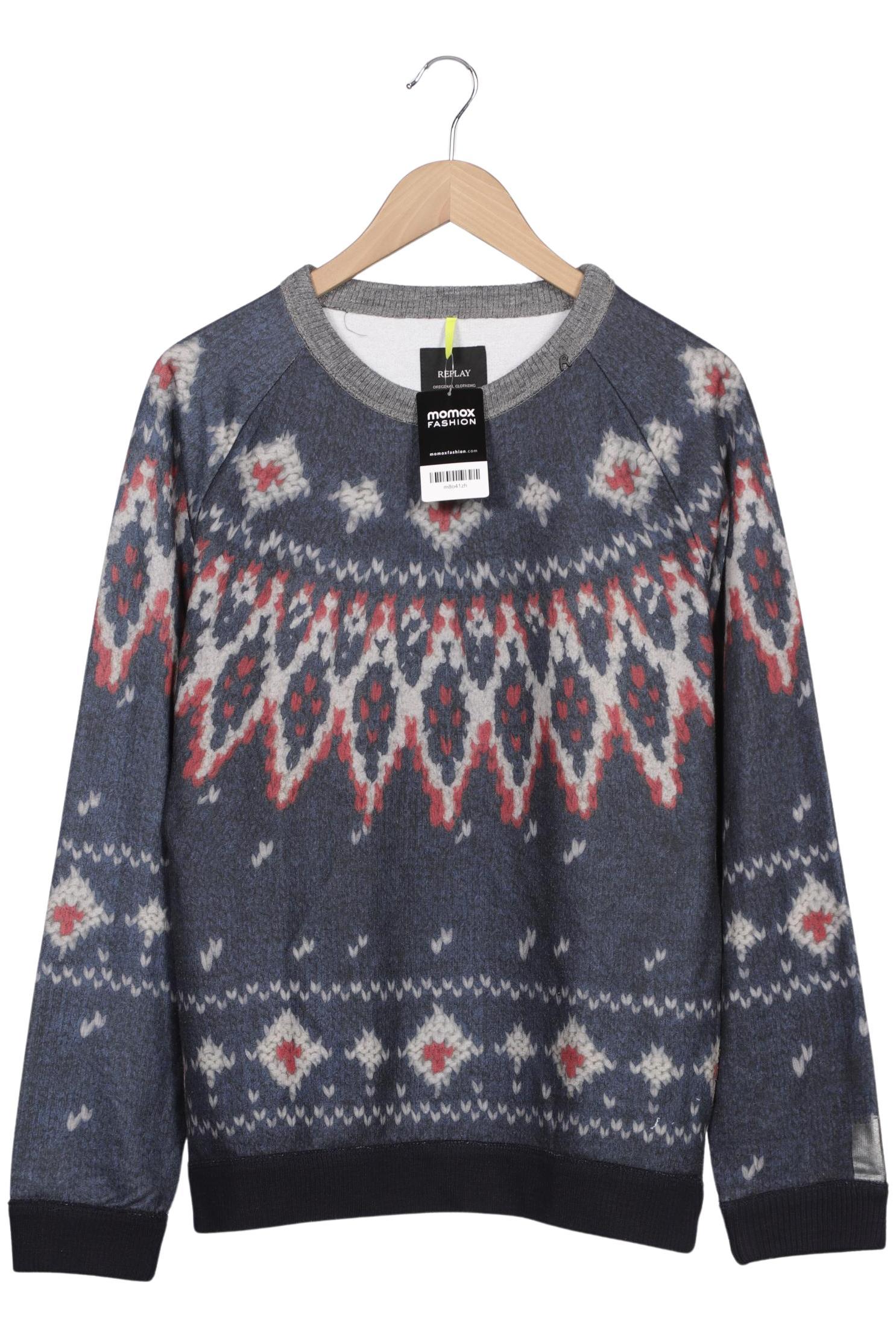 

Replay Herren Sweatshirt, marineblau, Gr. 52