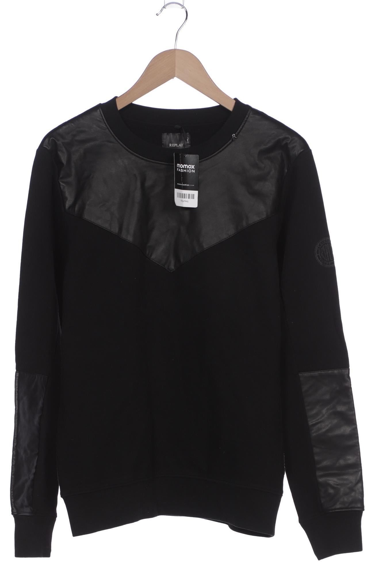 

Replay Herren Sweatshirt, schwarz, Gr. 48