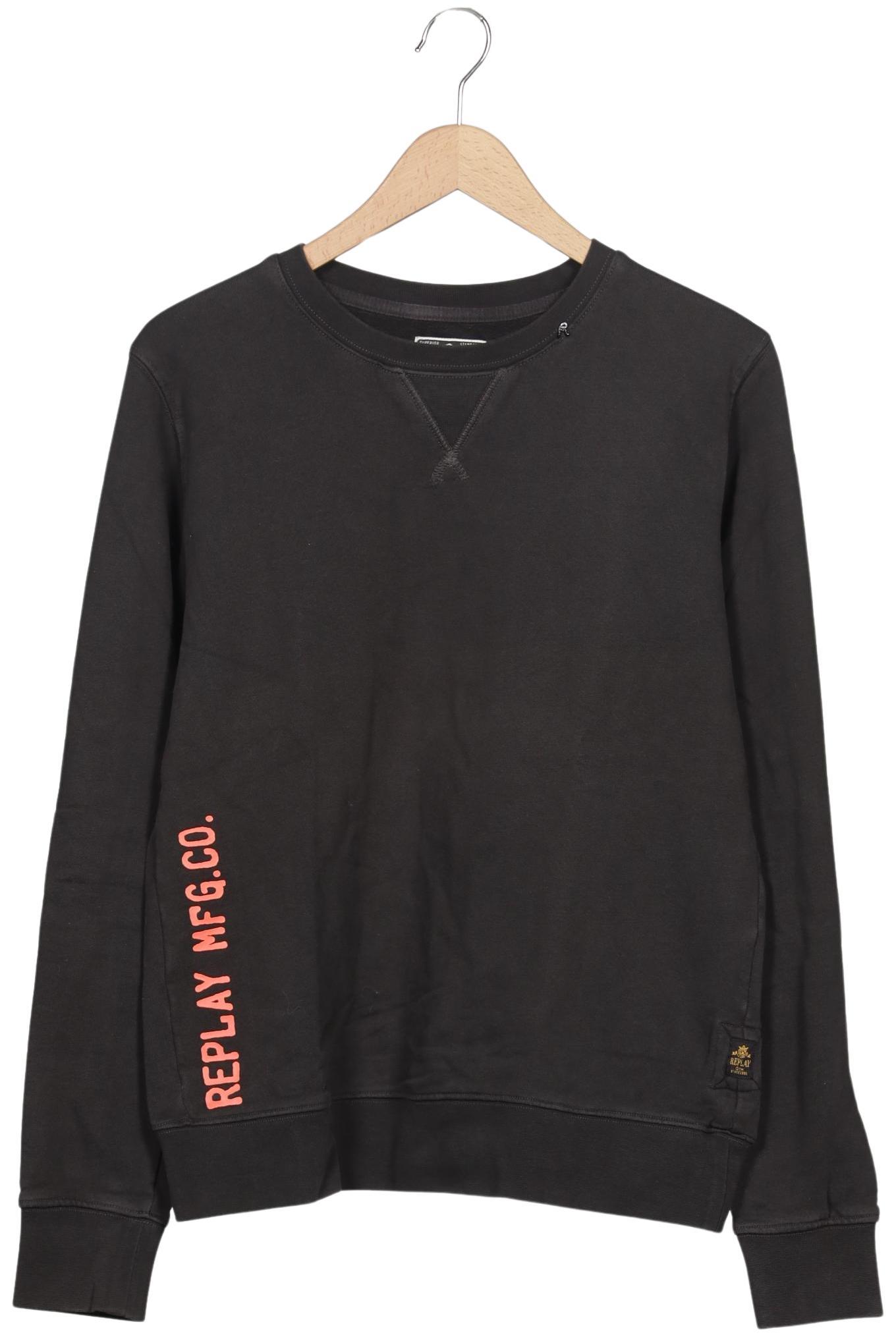 

Replay Herren Sweatshirt, schwarz, Gr. 48