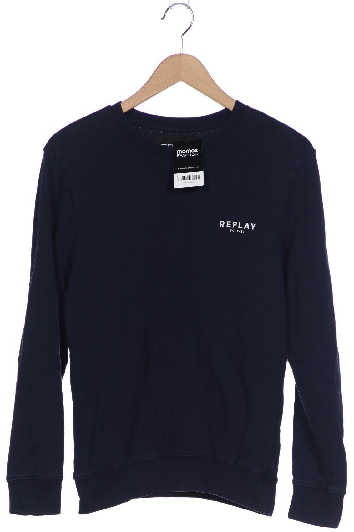 

Replay Herren Sweatshirt, marineblau, Gr. 46