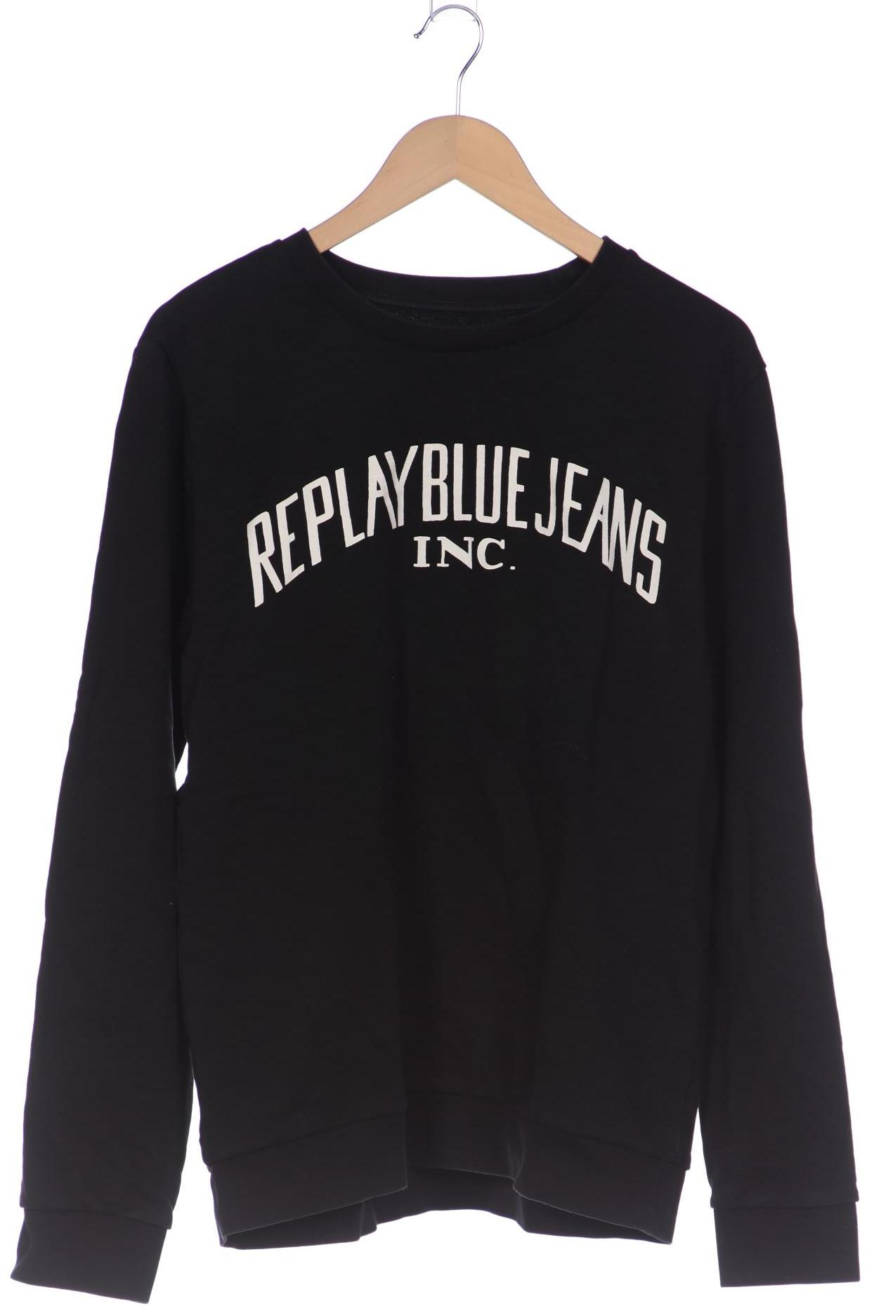 

Replay Herren Sweatshirt, schwarz, Gr. 54