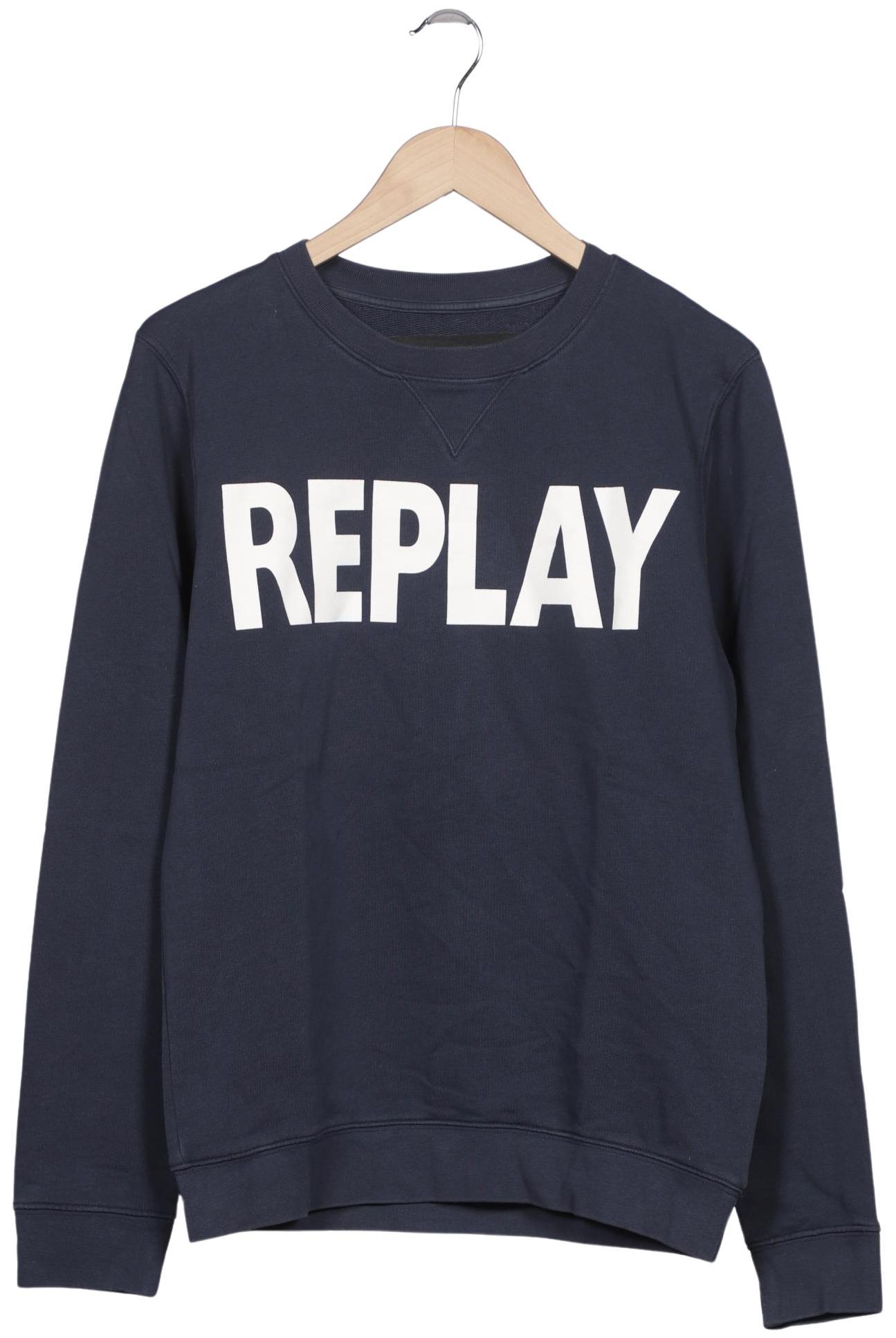 

Replay Herren Sweatshirt, marineblau, Gr. 48