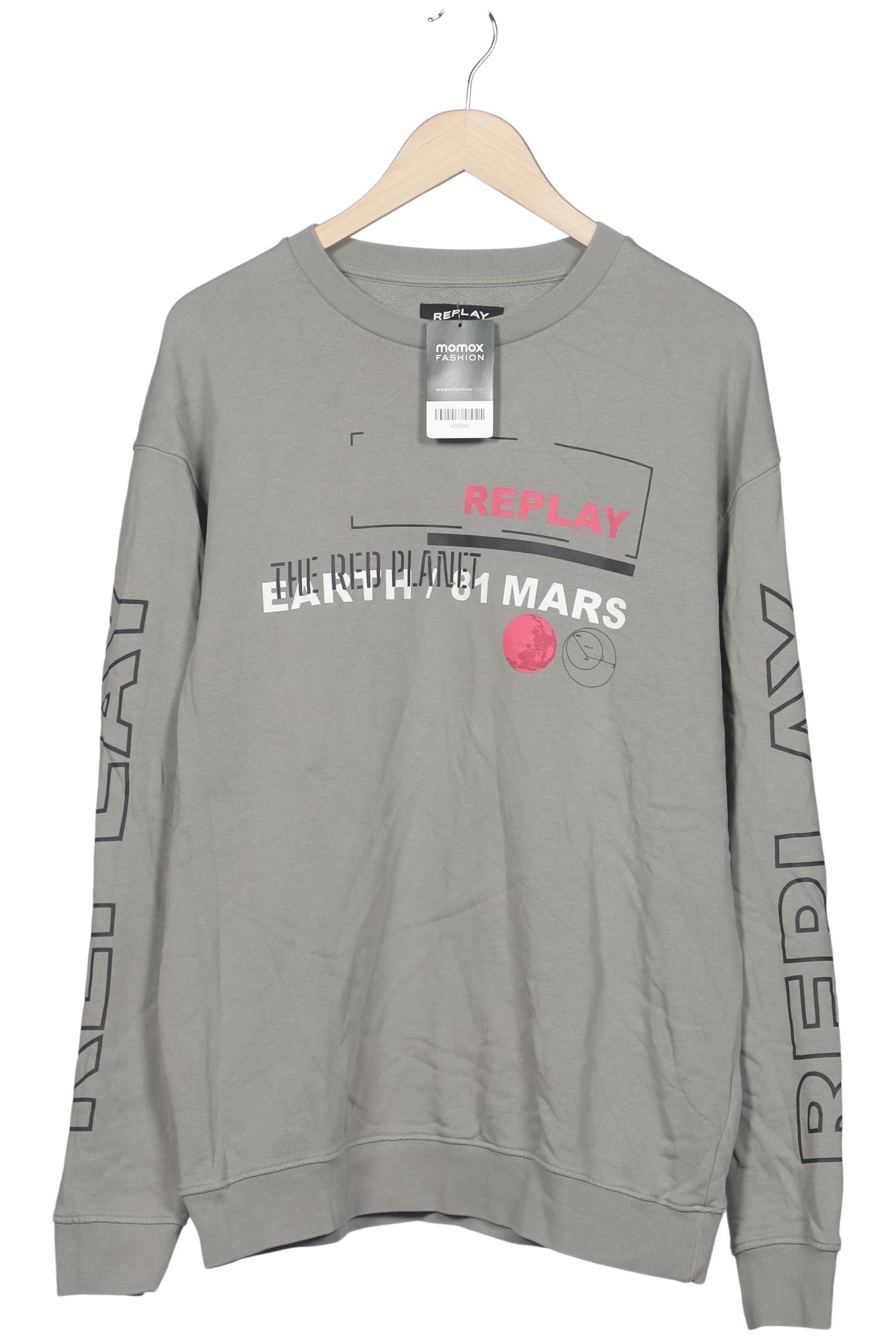 

Replay Herren Sweatshirt, grau, Gr. 52