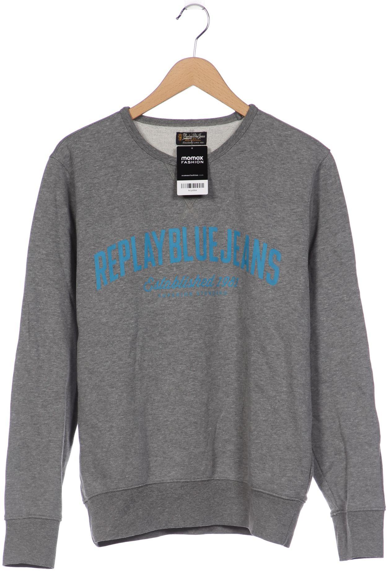 

Replay Herren Sweatshirt, grau