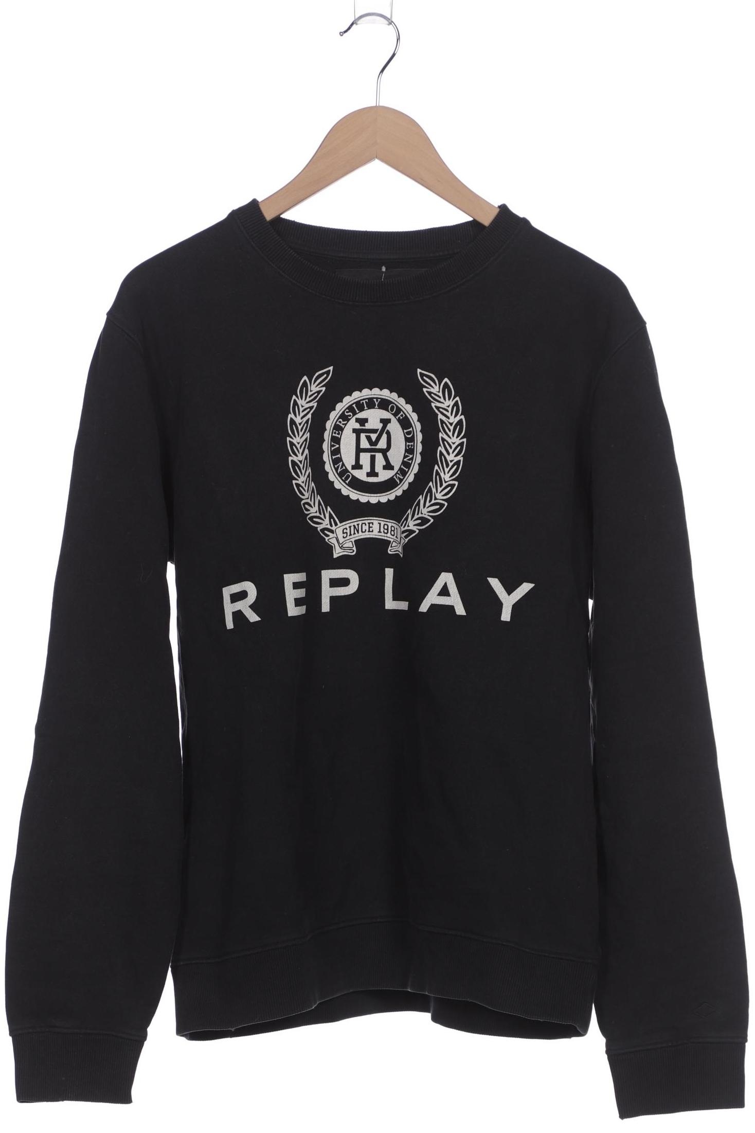 

Replay Herren Sweatshirt, schwarz, Gr. 54