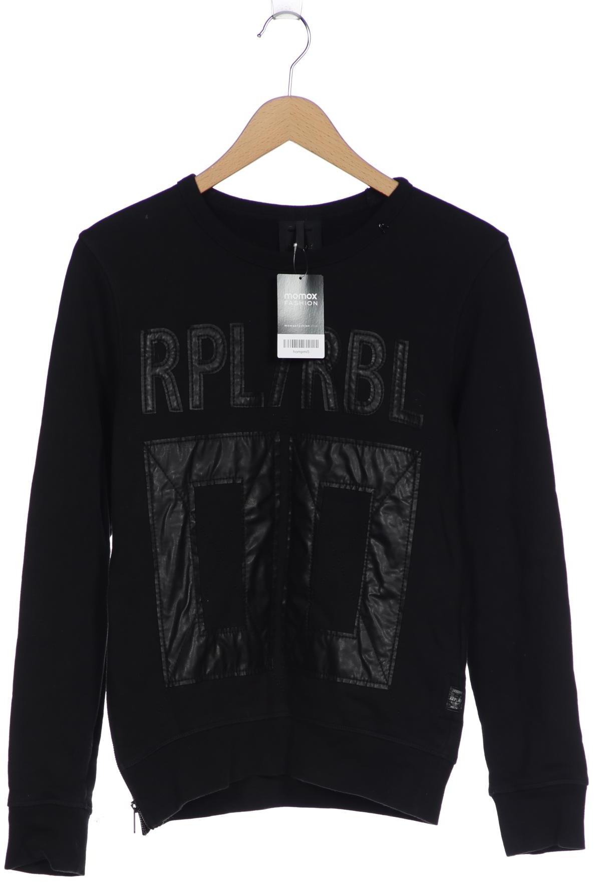 

Replay Herren Sweatshirt, schwarz