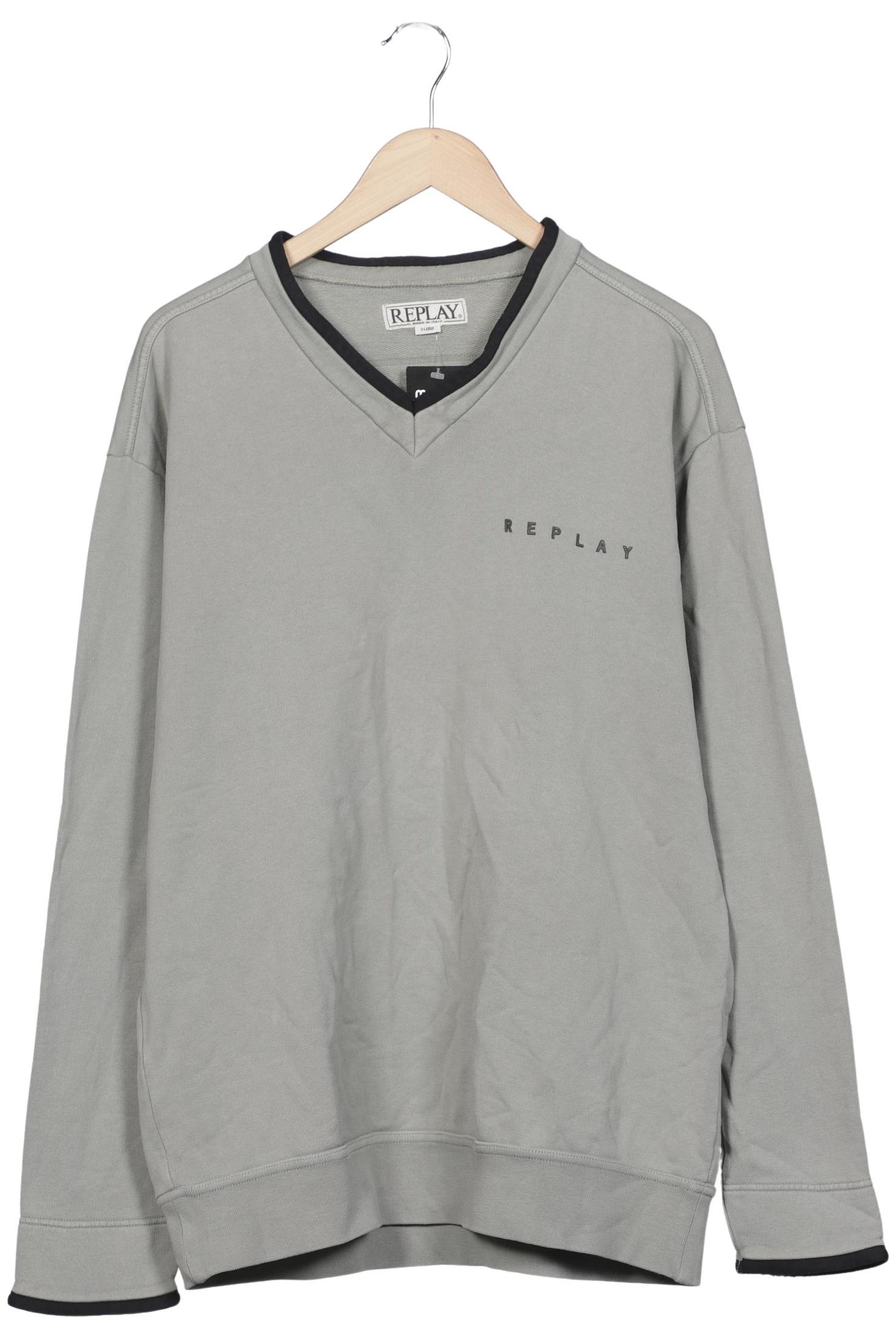 

Replay Herren Sweatshirt, grau, Gr. 54