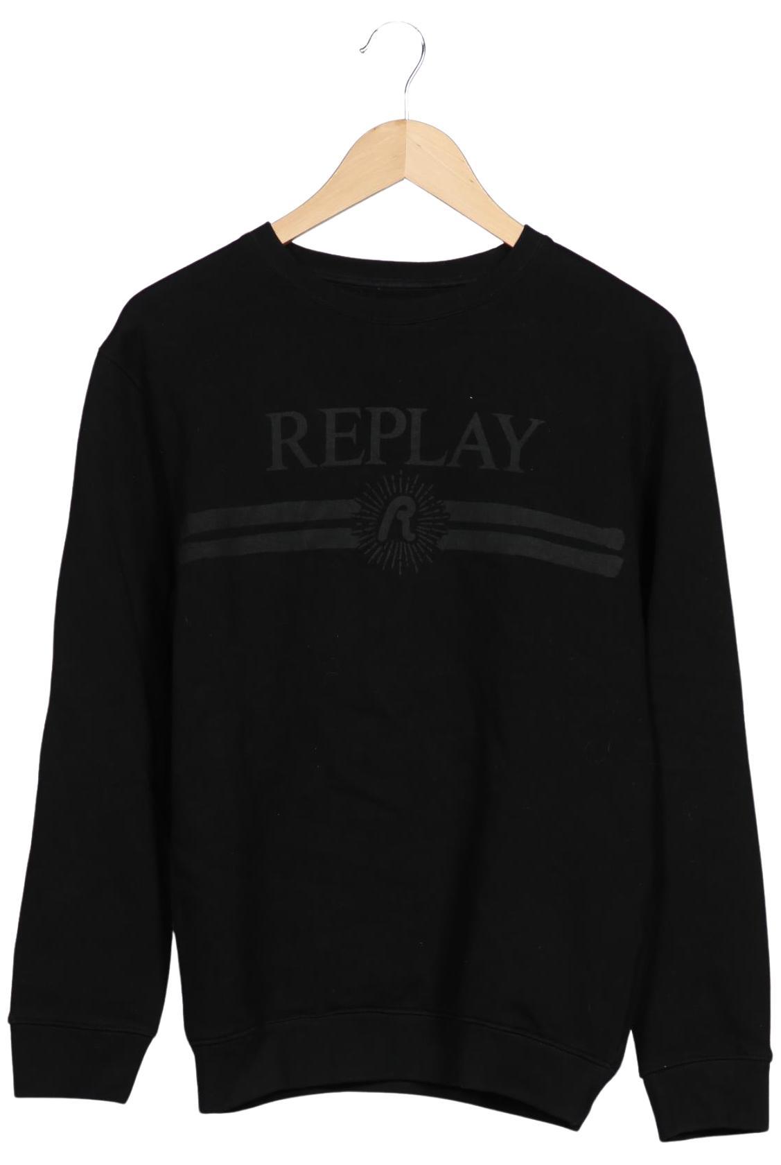 Thumbnail - Replay Herren Sweatshirt, schwarz, Gr. 46