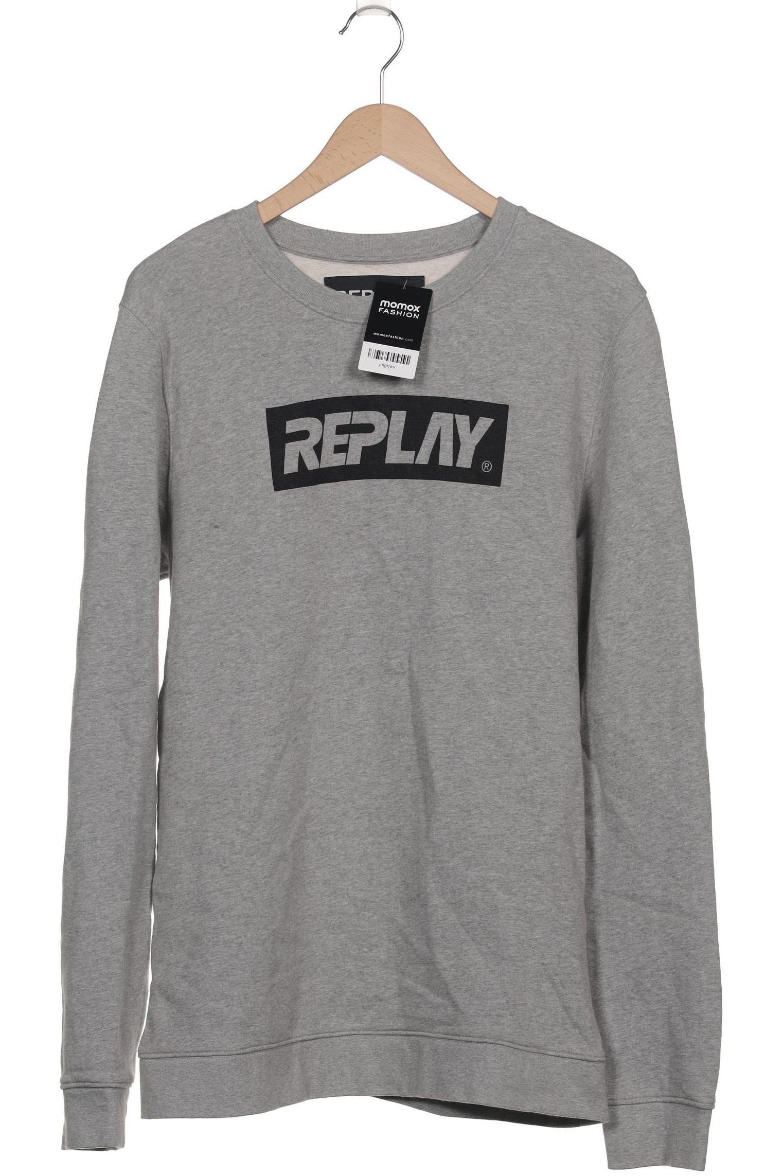 

Replay Herren Sweatshirt, grau, Gr. 54