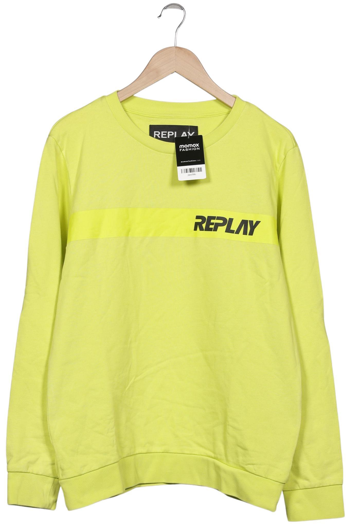 

Replay Herren Sweatshirt, neon, Gr. 52