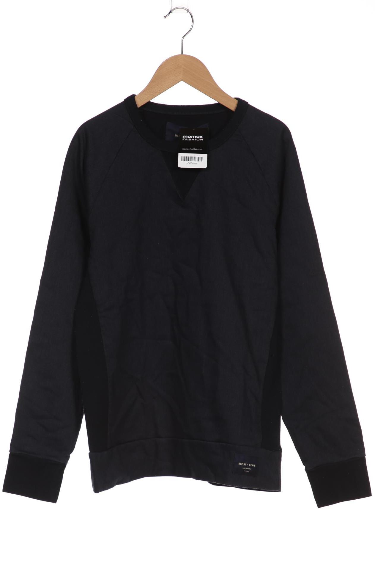 

Replay Herren Sweatshirt, marineblau, Gr. 48