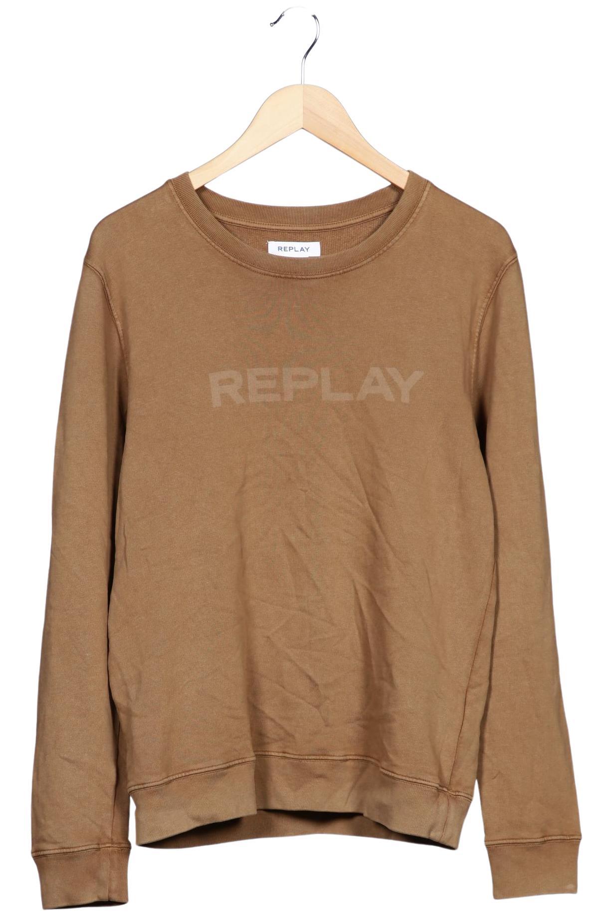 

Replay Herren Sweatshirt, braun, Gr. 48