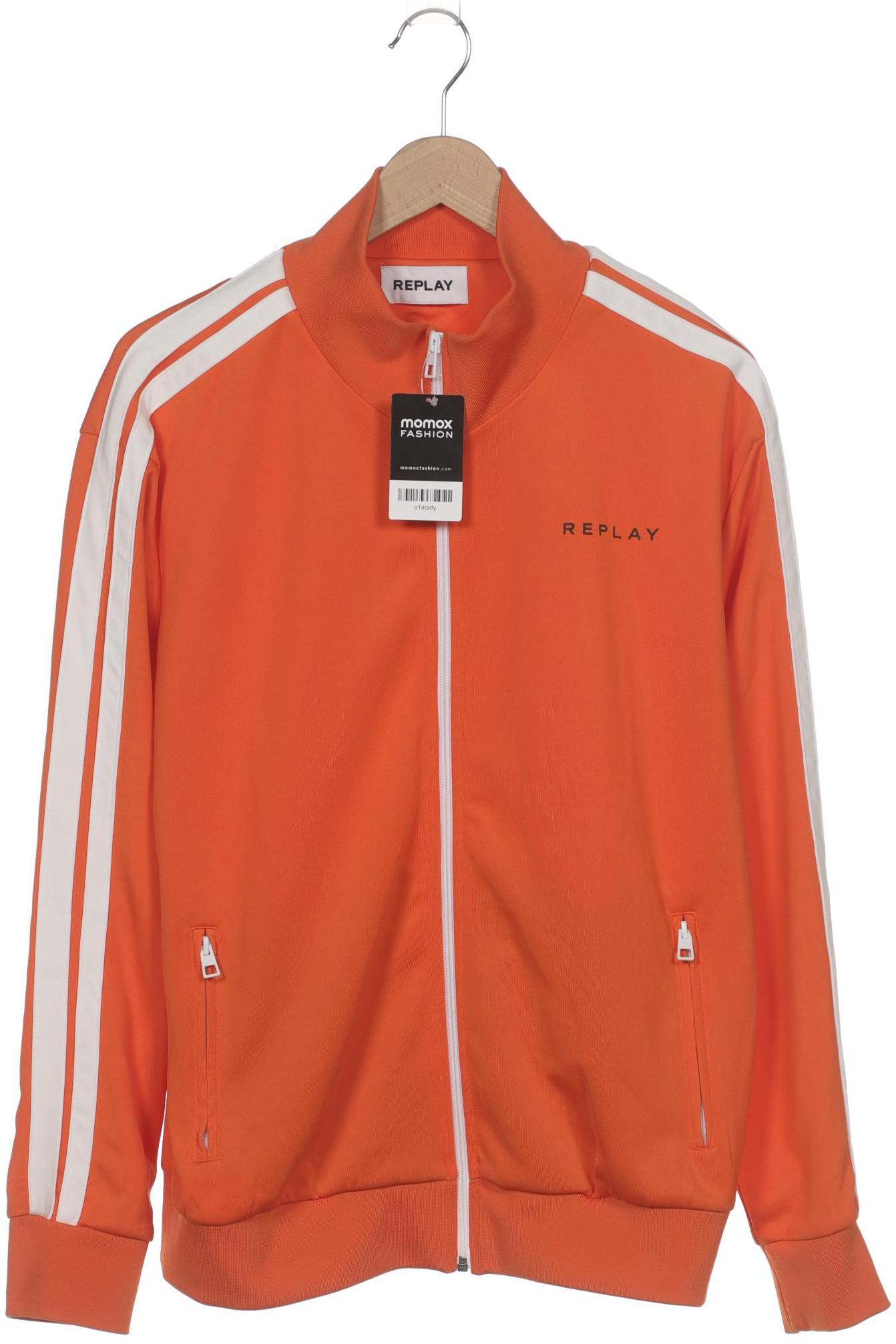 

Replay Herren Sweatshirt, orange, Gr. 54