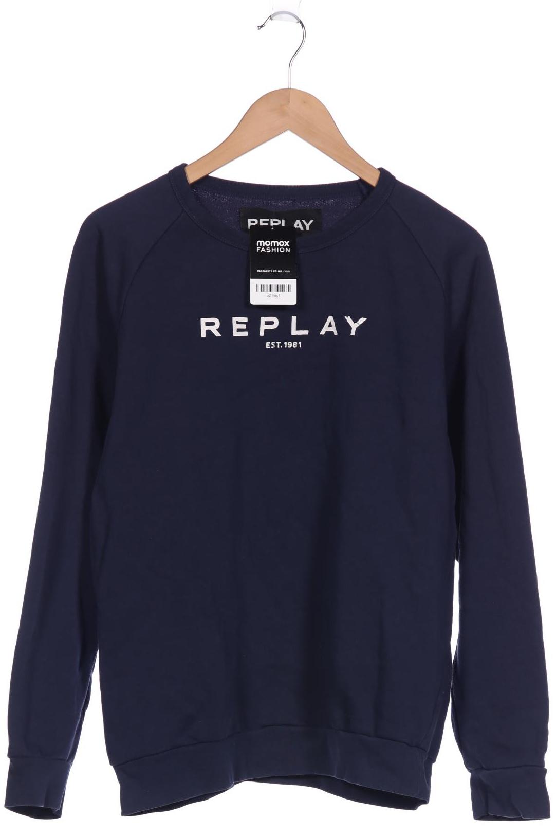 

Replay Herren Sweatshirt, marineblau
