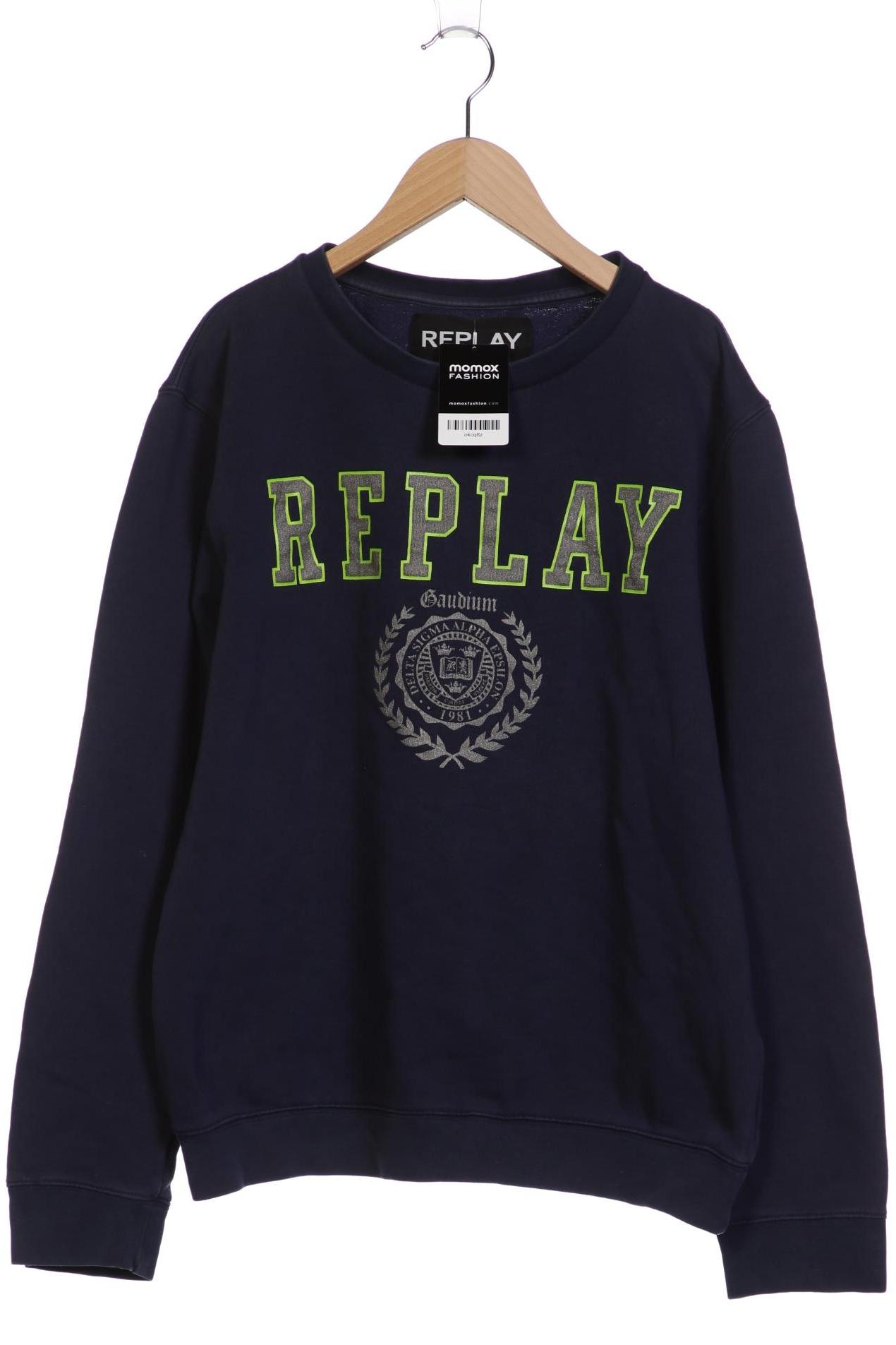 

Replay Herren Sweatshirt, marineblau, Gr. 54