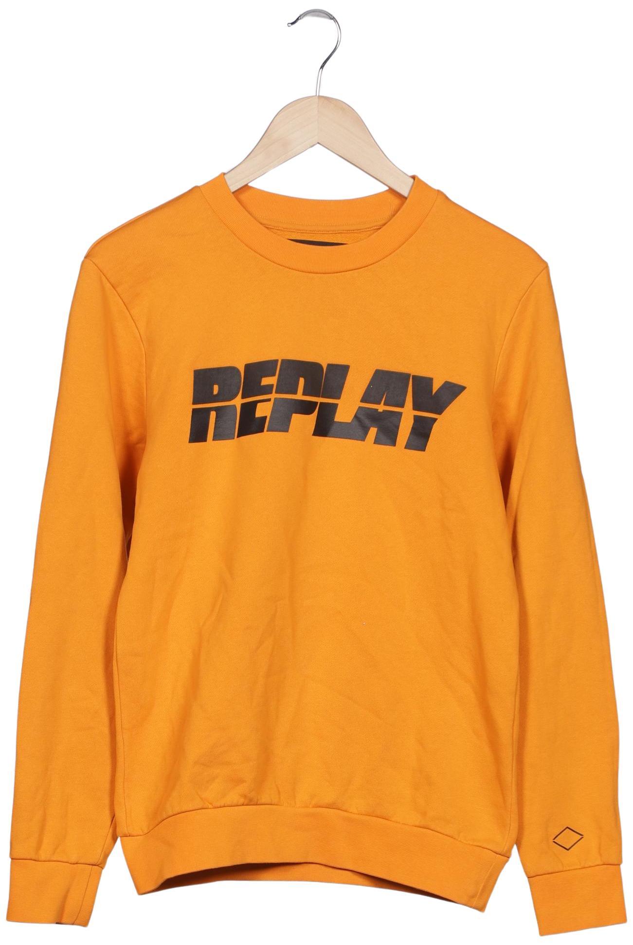 

Replay Herren Sweatshirt, orange, Gr. 46