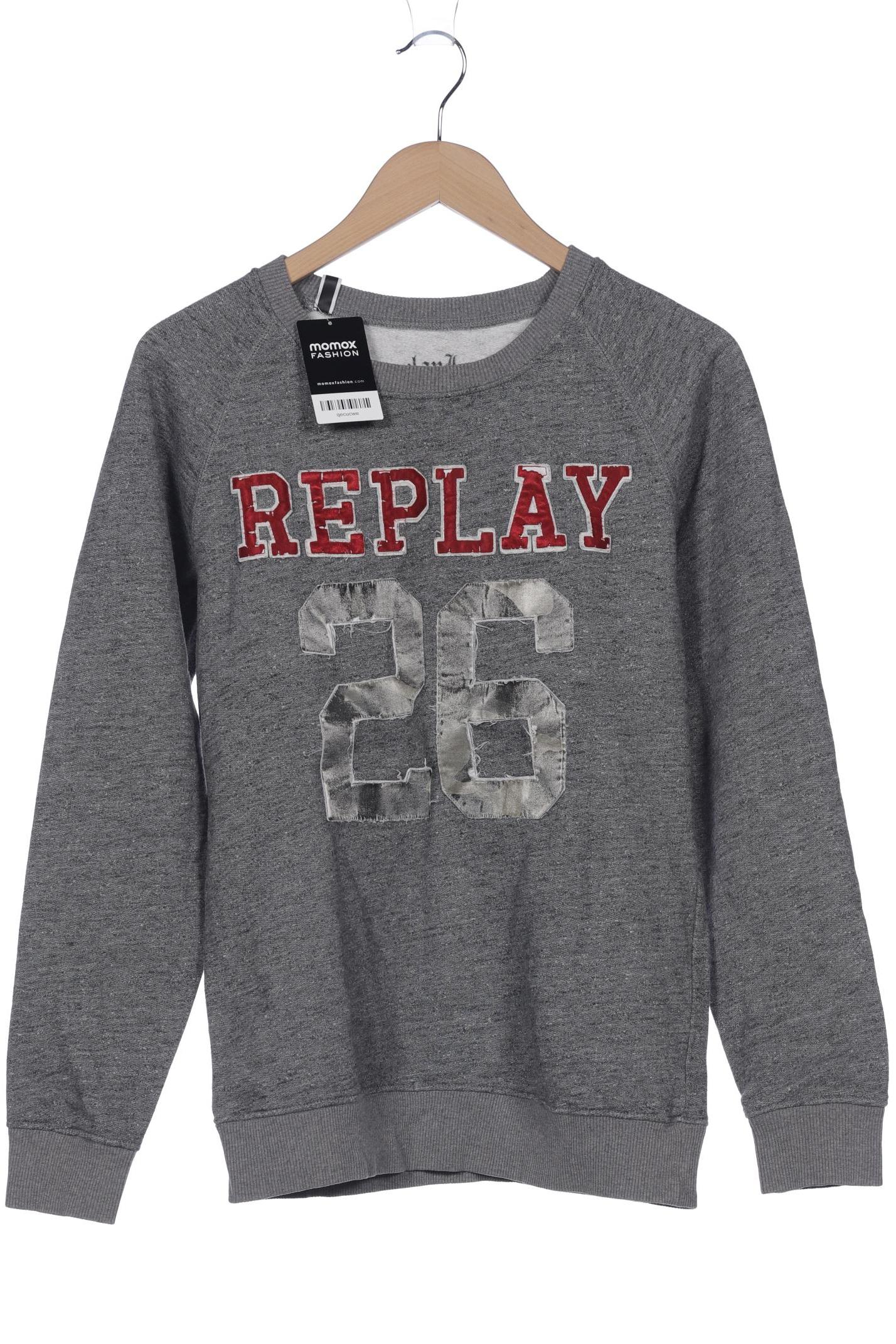 

Replay Herren Sweatshirt, grau