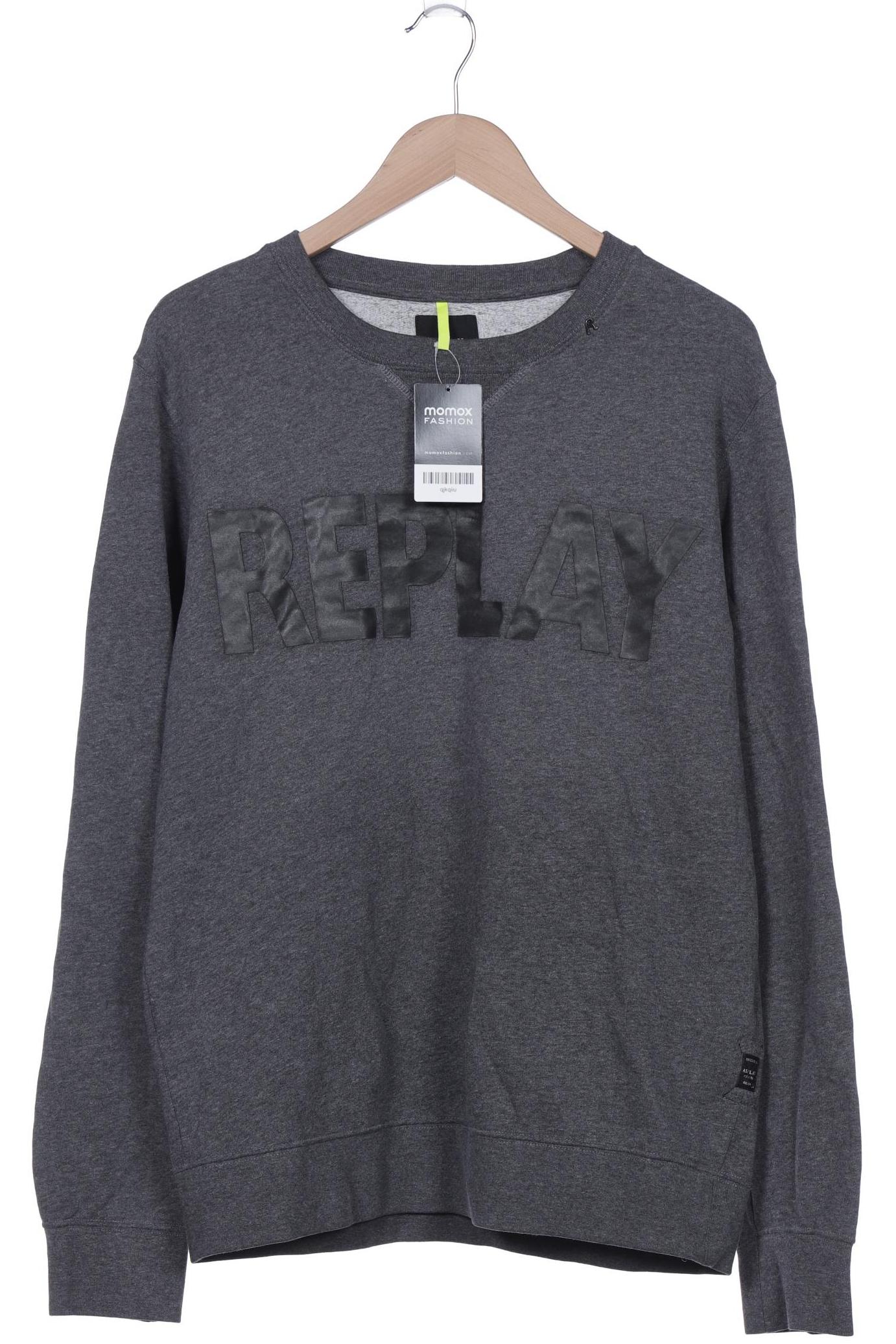 

Replay Herren Sweatshirt, grau, Gr. 54