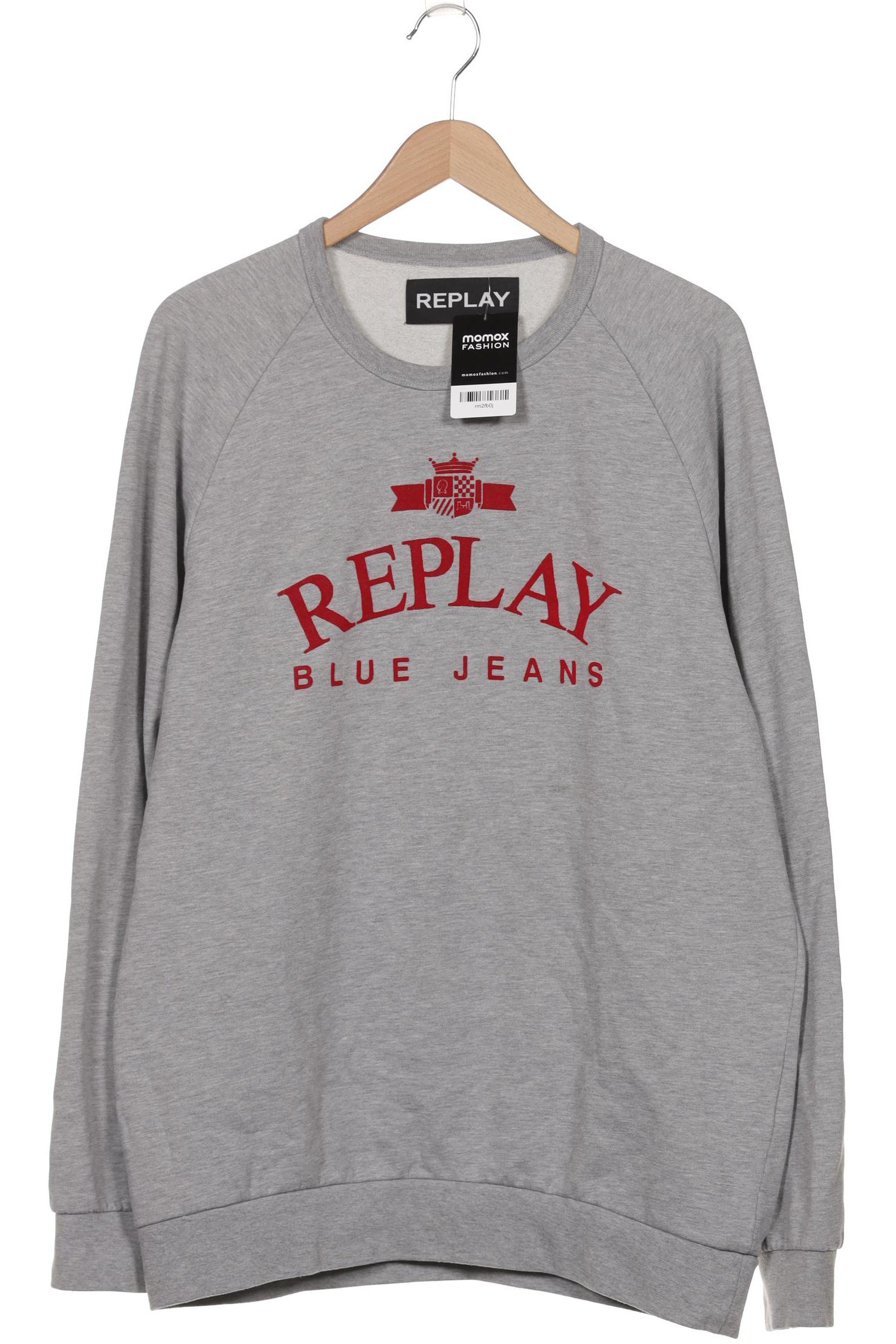 

Replay Herren Sweatshirt, grau, Gr. 58