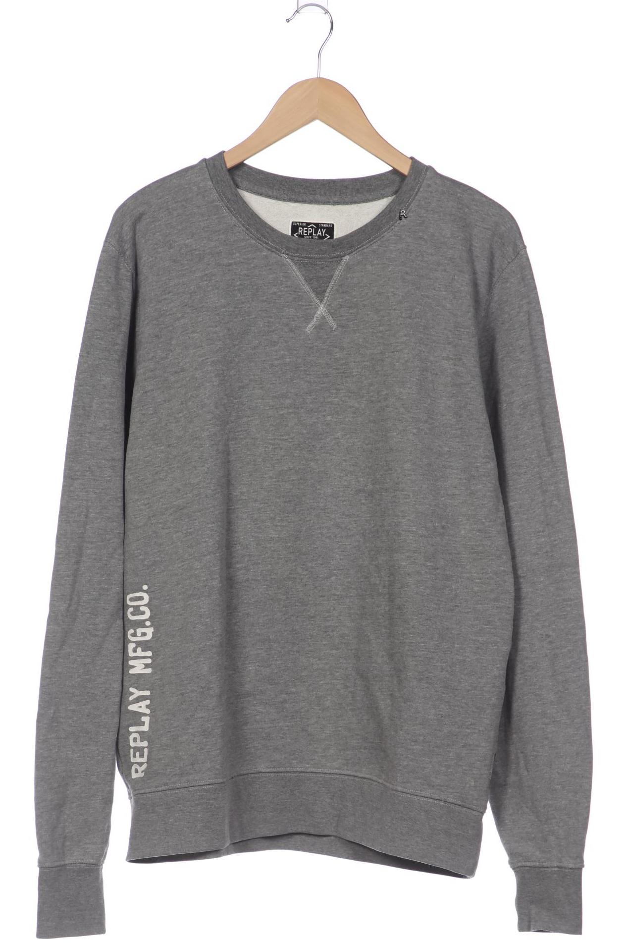 

Replay Herren Sweatshirt, grau, Gr. 56