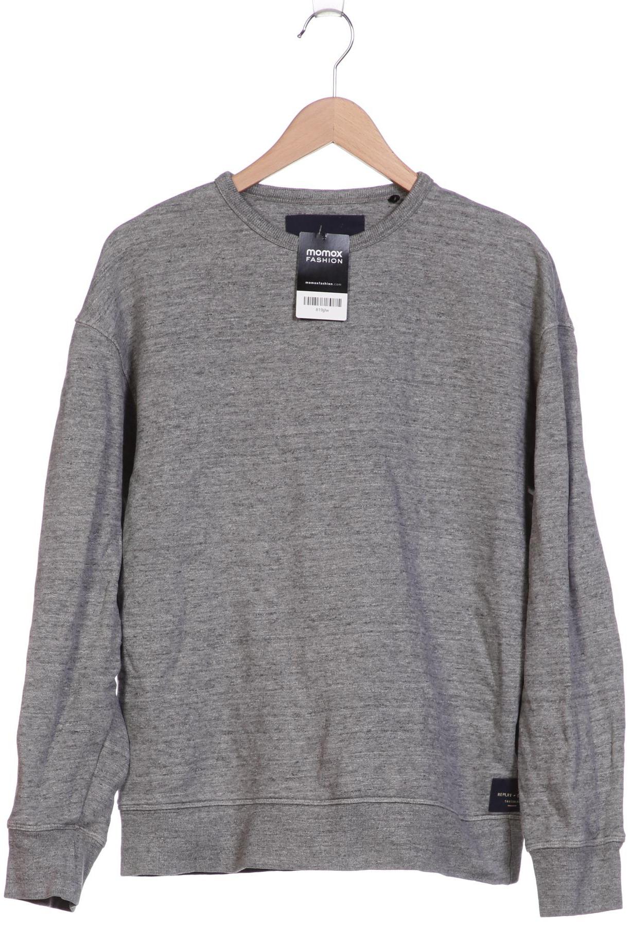 

Replay Herren Sweatshirt, grau, Gr. 48