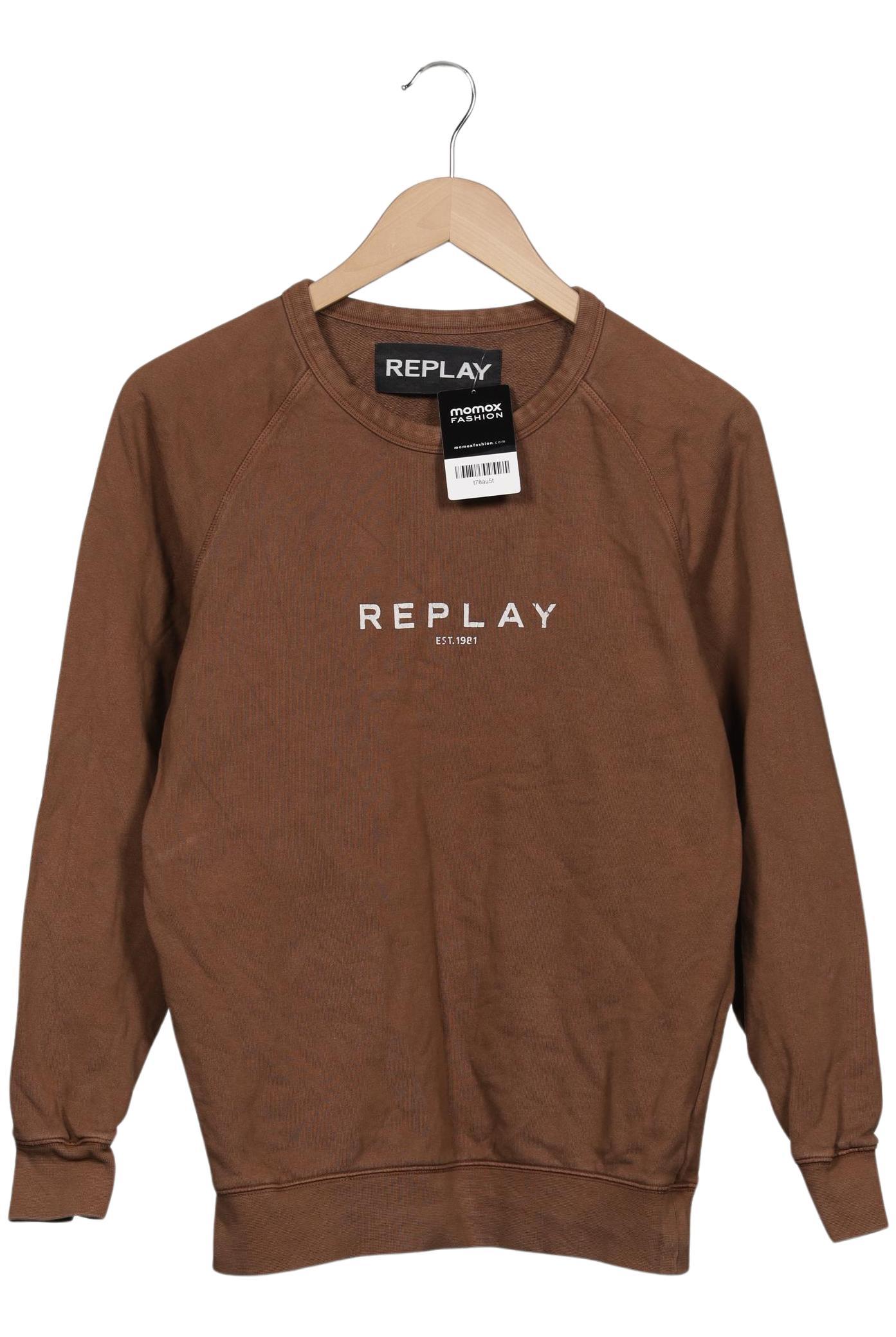 

Replay Herren Sweatshirt, braun, Gr. 46