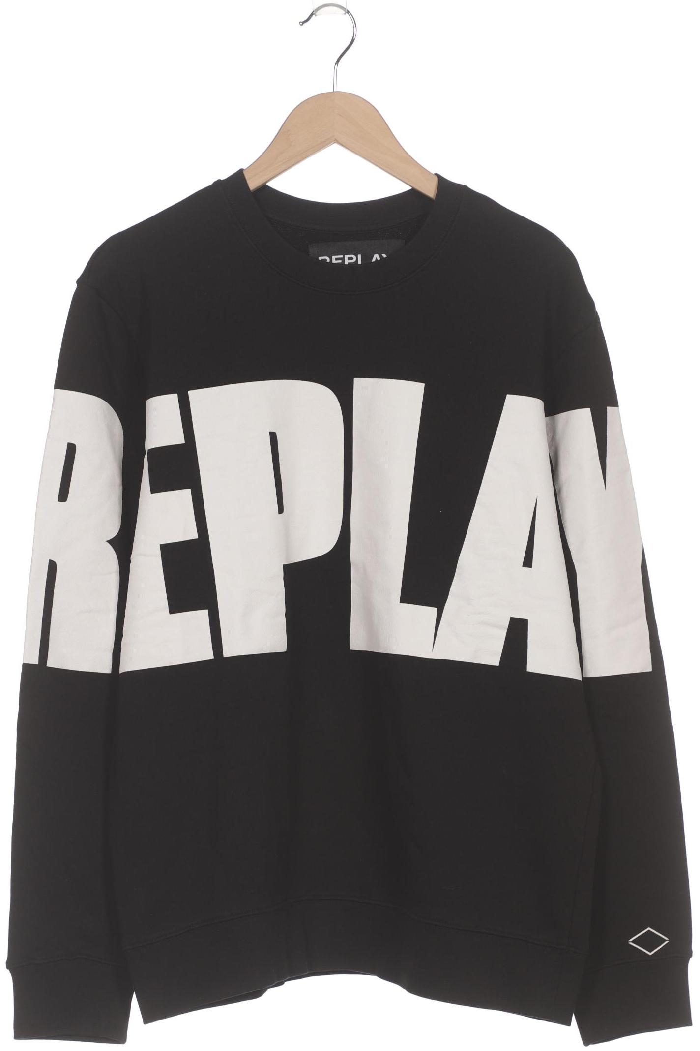 

Replay Herren Sweatshirt, schwarz, Gr. 54