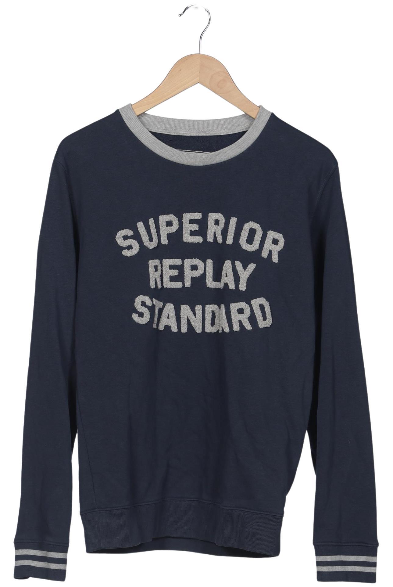 

Replay Herren Sweatshirt, marineblau, Gr. 52